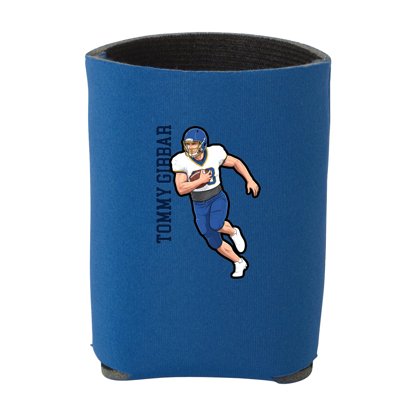 Can Holder — Name Vertical in Royal