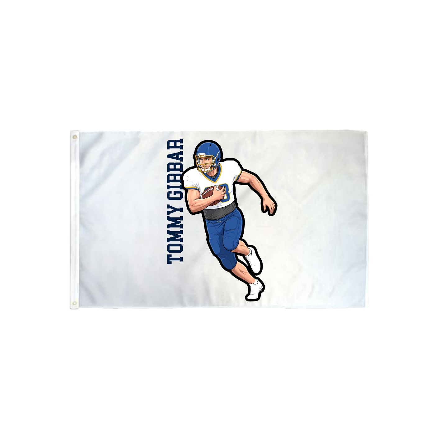 3x5 Flag — Name Vertical in Classic