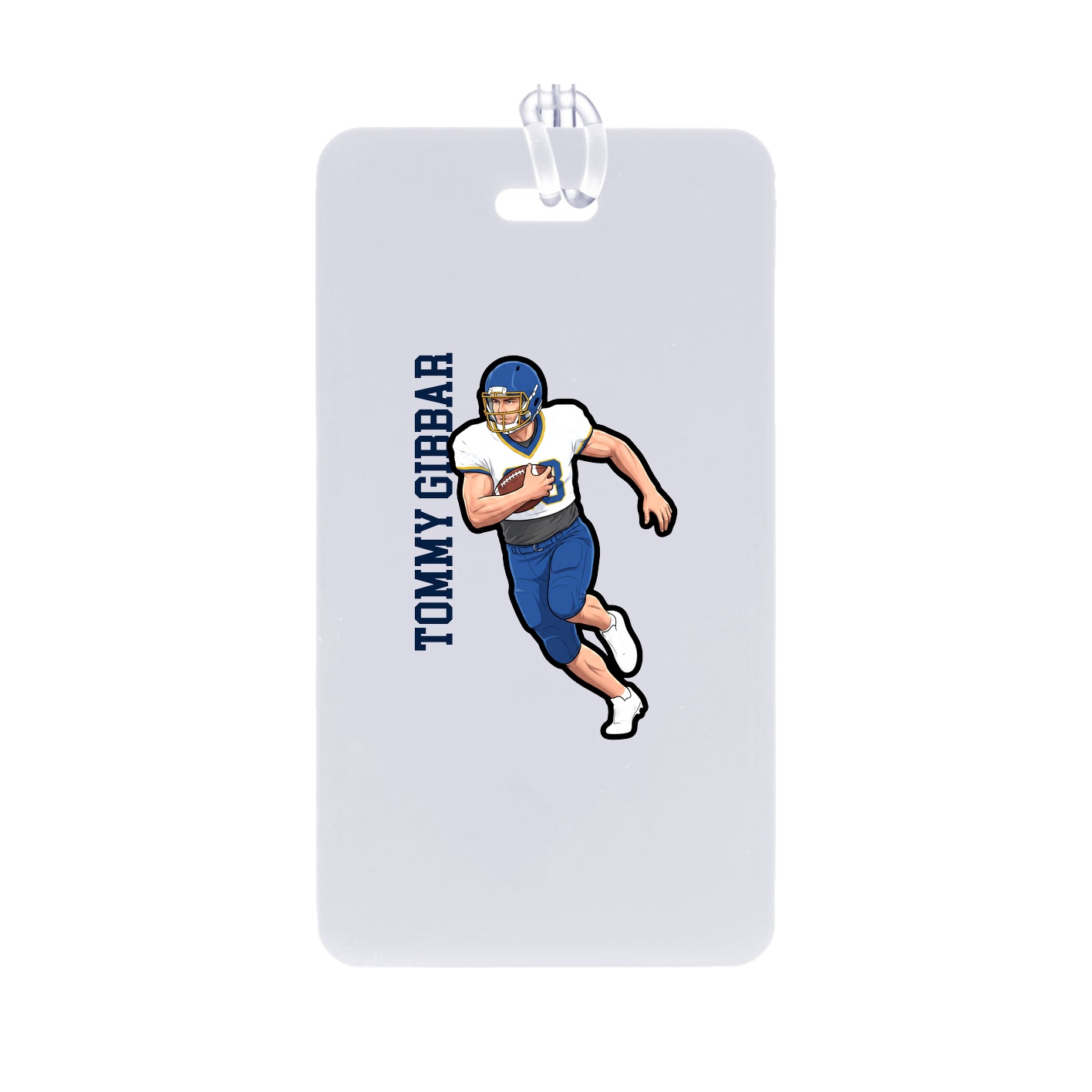 Bag Tag — Name Vertical in Classic