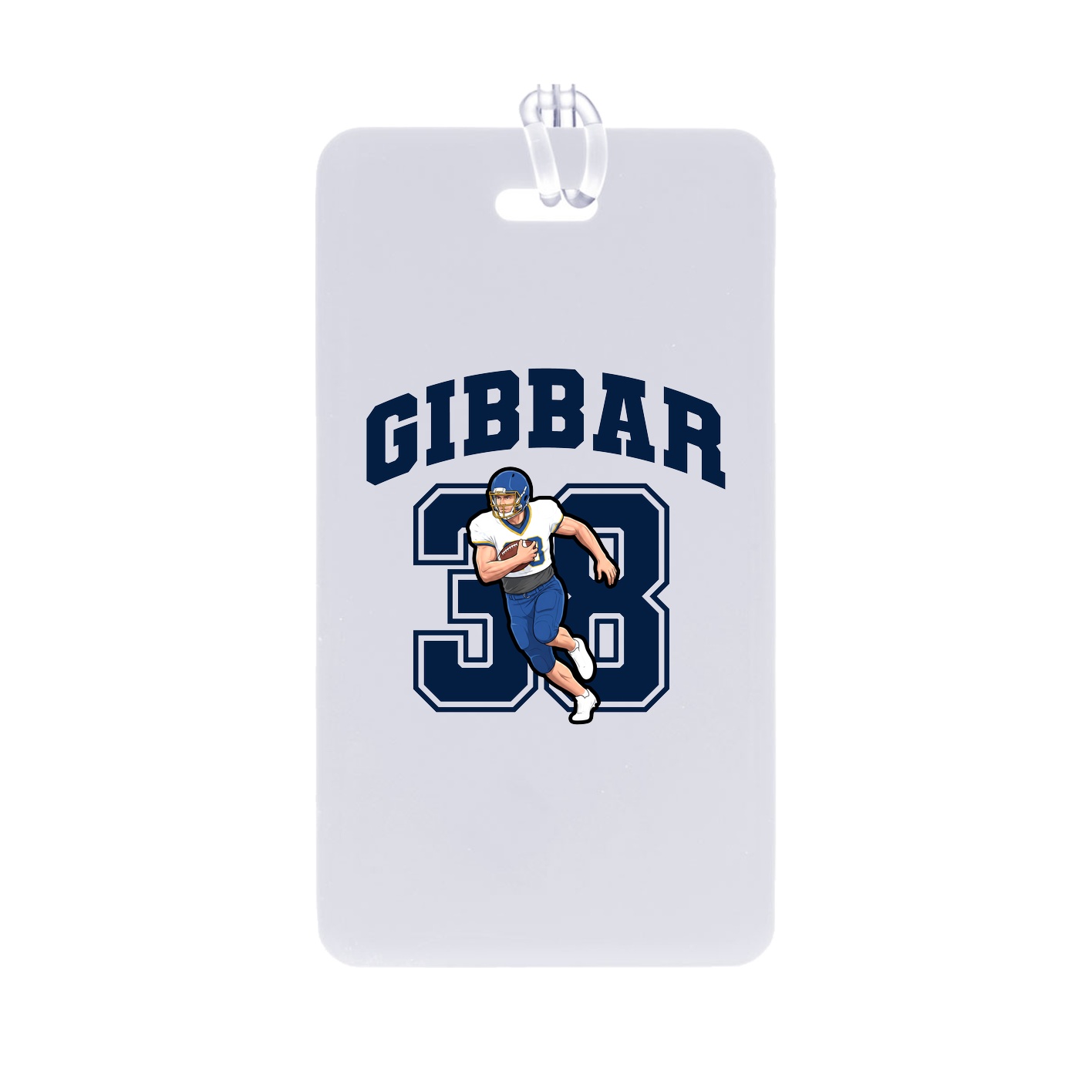 Bag Tag — Number in Classic