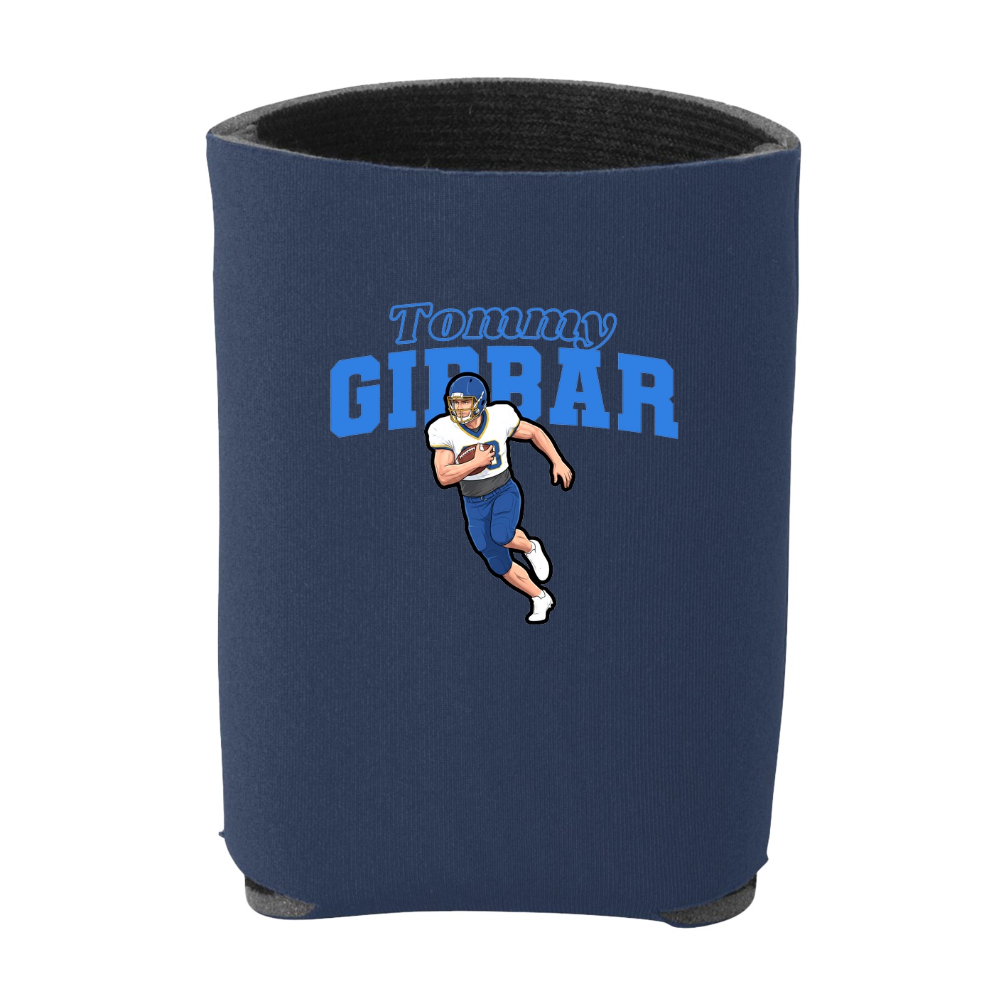 Can Holder — Name Arch in Navy