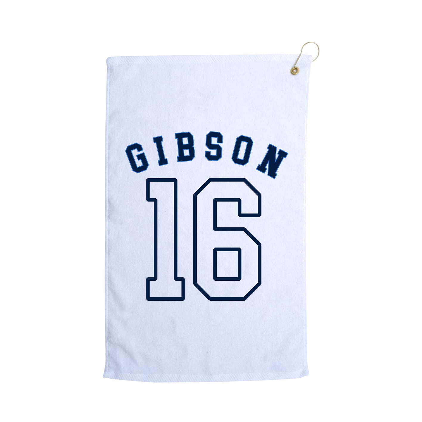 Golf Towel — Shirsey Arch in White