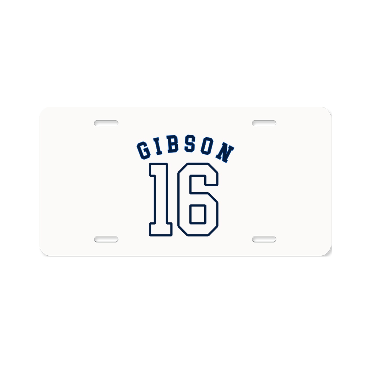 License Plate — Shirsey Arch in Classic