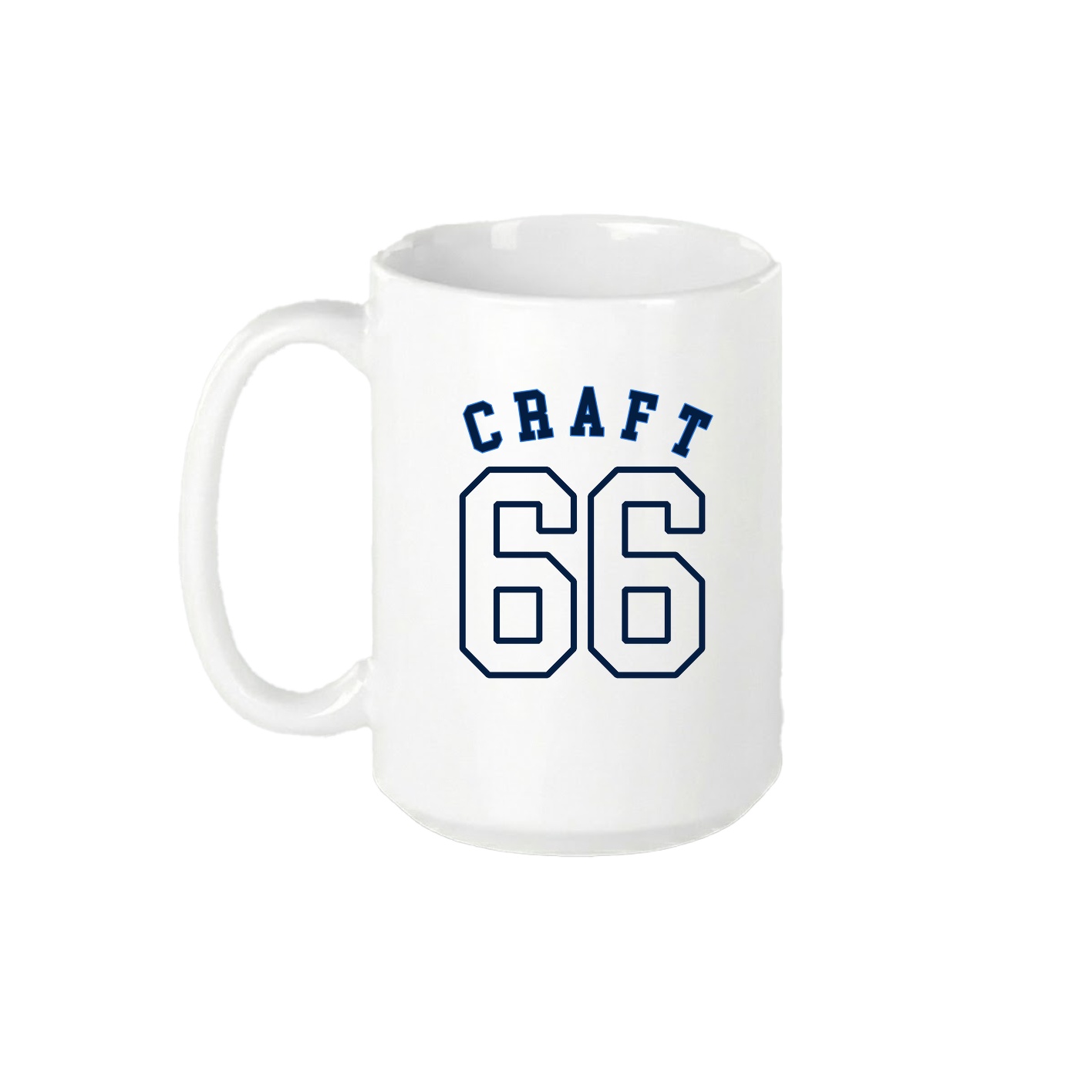 15oz Coffee Mug — Shirsey Arch in White