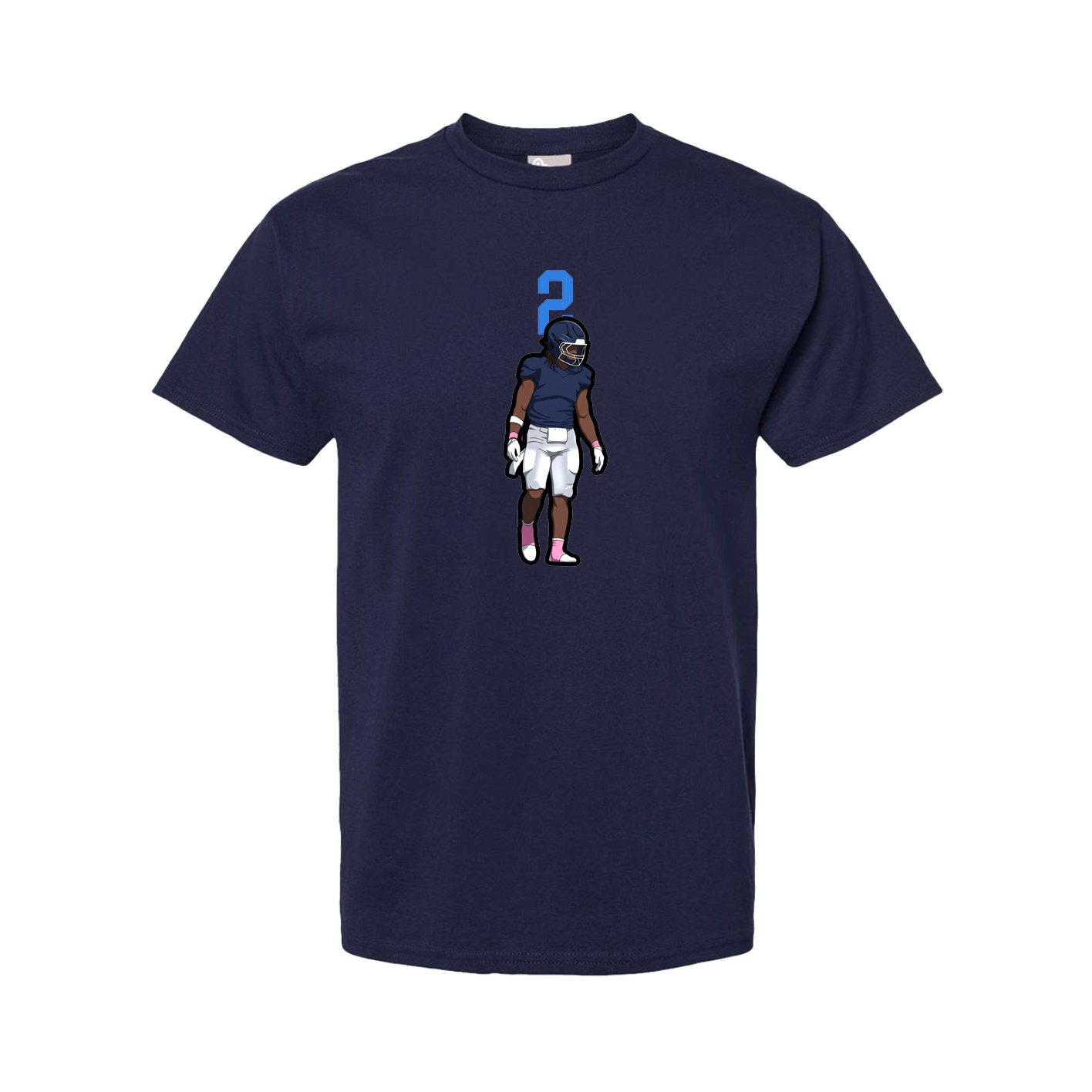 Tee — Number Top in Navy