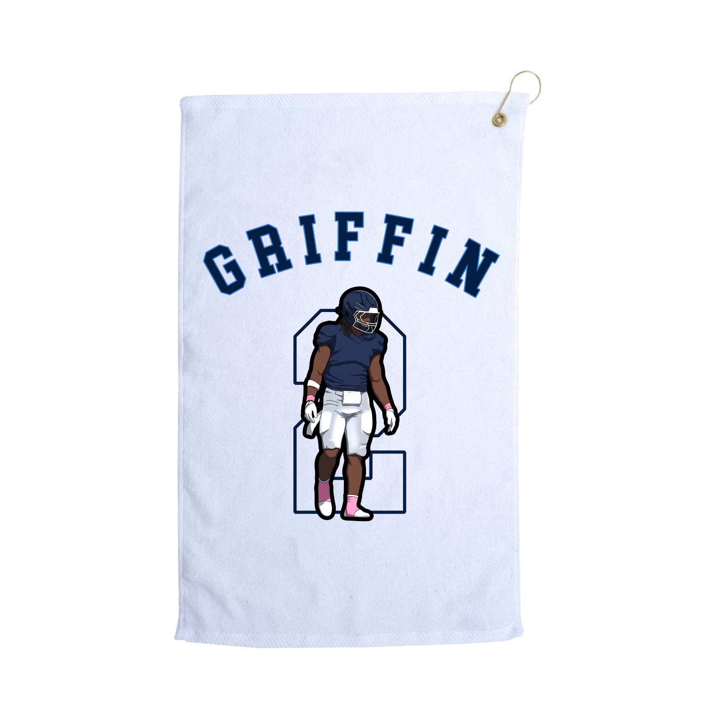Golf Towel — Shirsey Arch in White