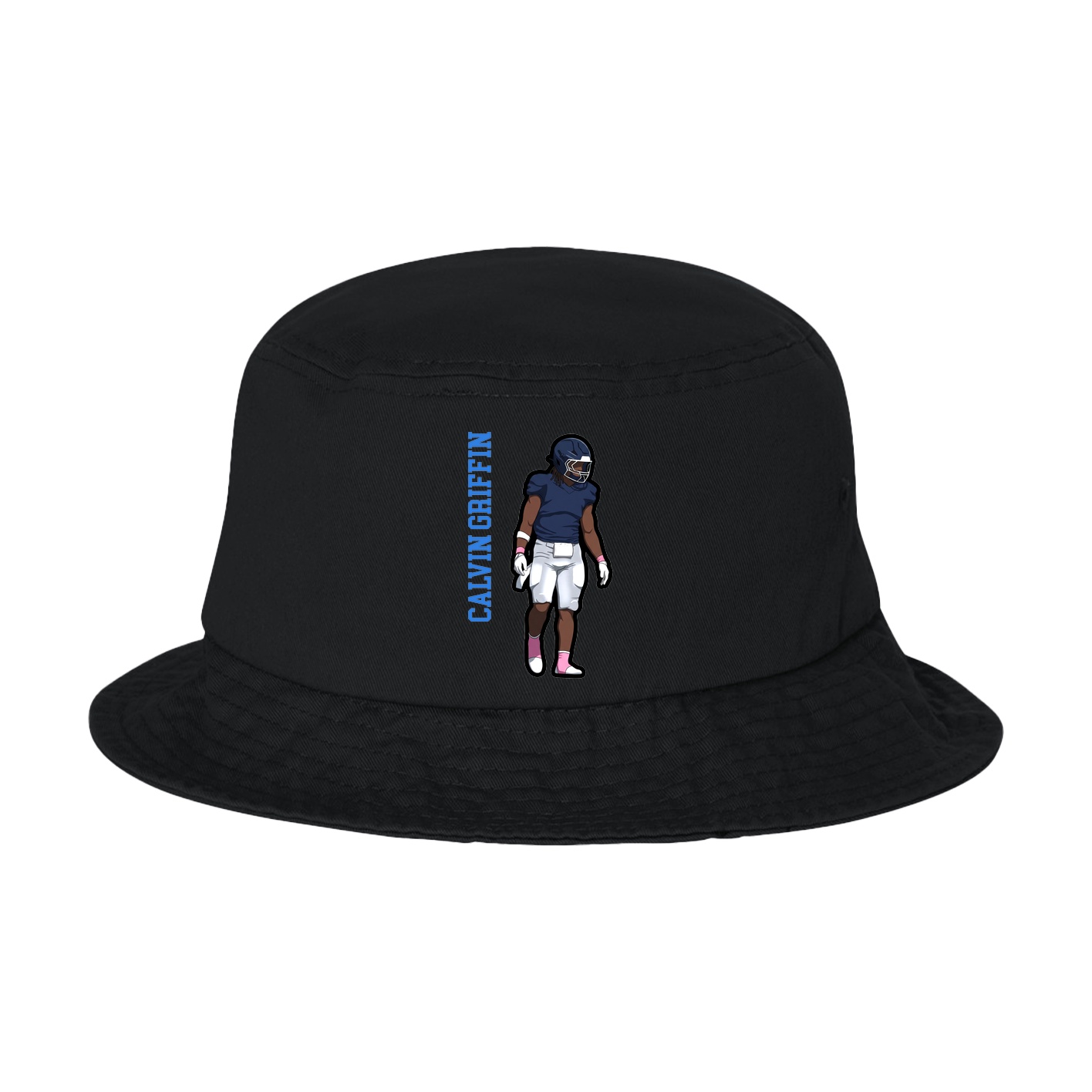 Bucket Cap — Name Vertical in Black