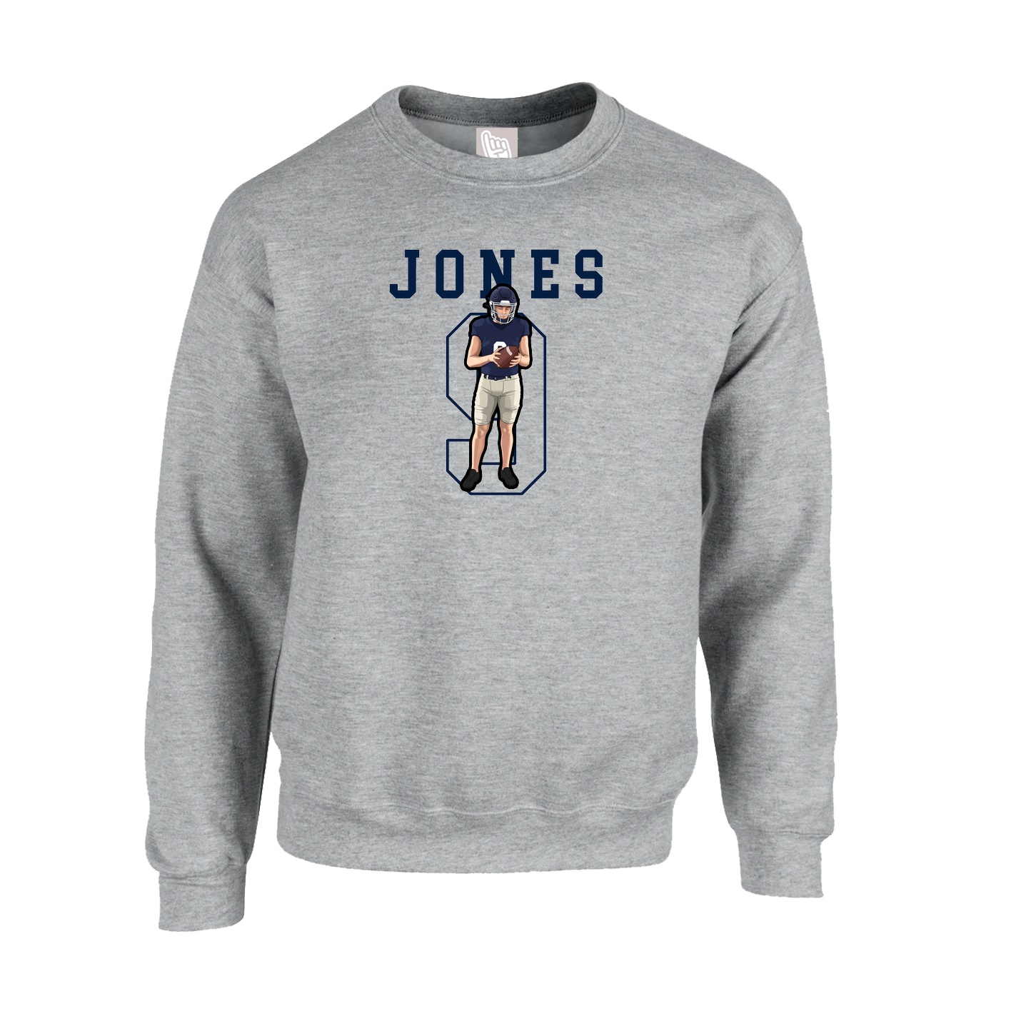 Fleece Crew — Shirsey in Grey