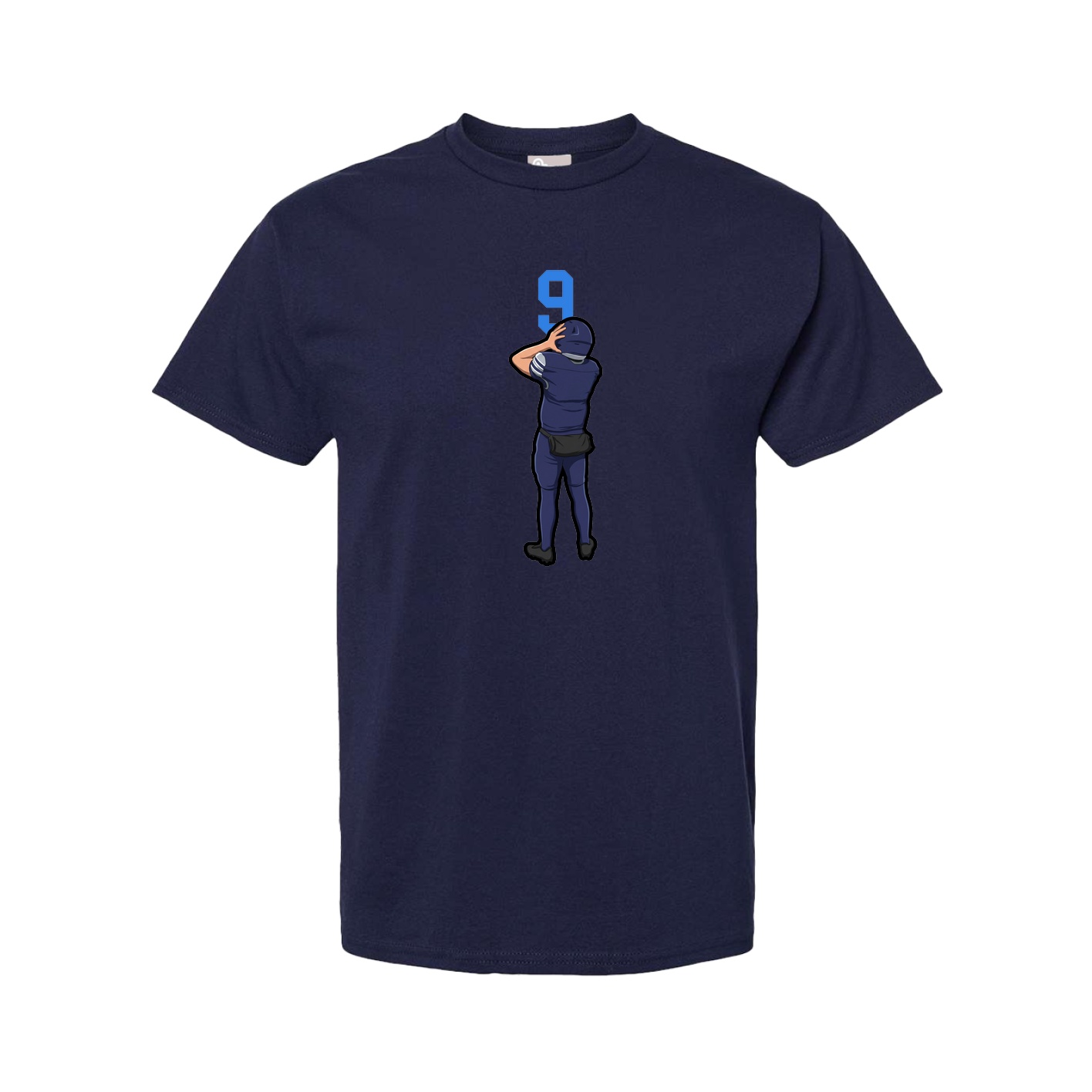 Tee — Number Top in Navy