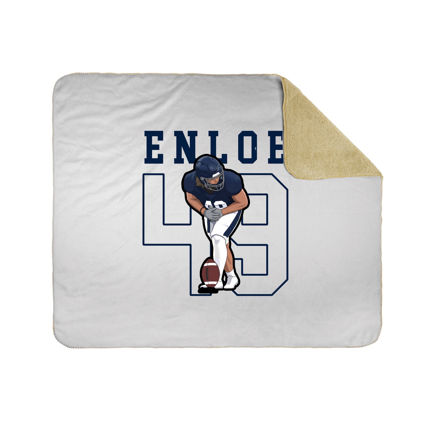 Throw Blanket — Shirsey in White