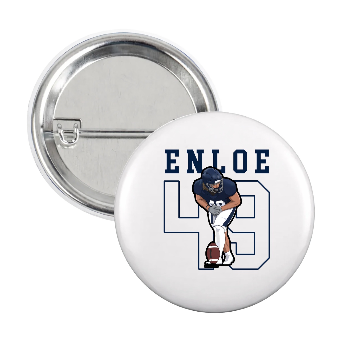 Game Day Button — Shirsey in White