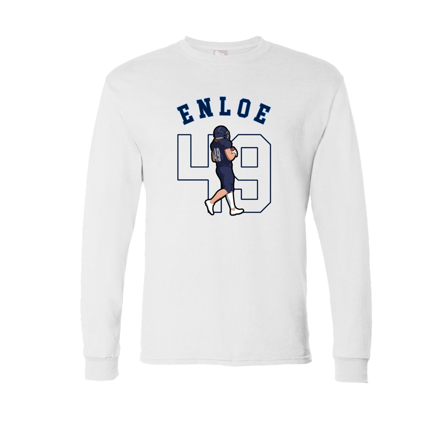 Long Sleeve Tee — Shirsey Arch in White