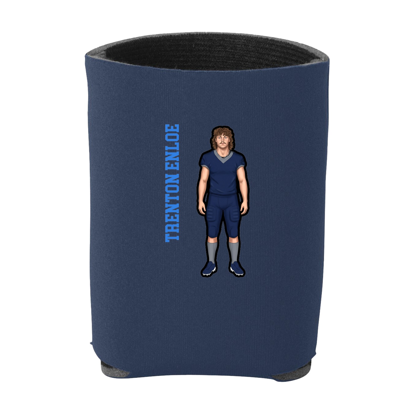 Can Holder — Name Vertical in Navy