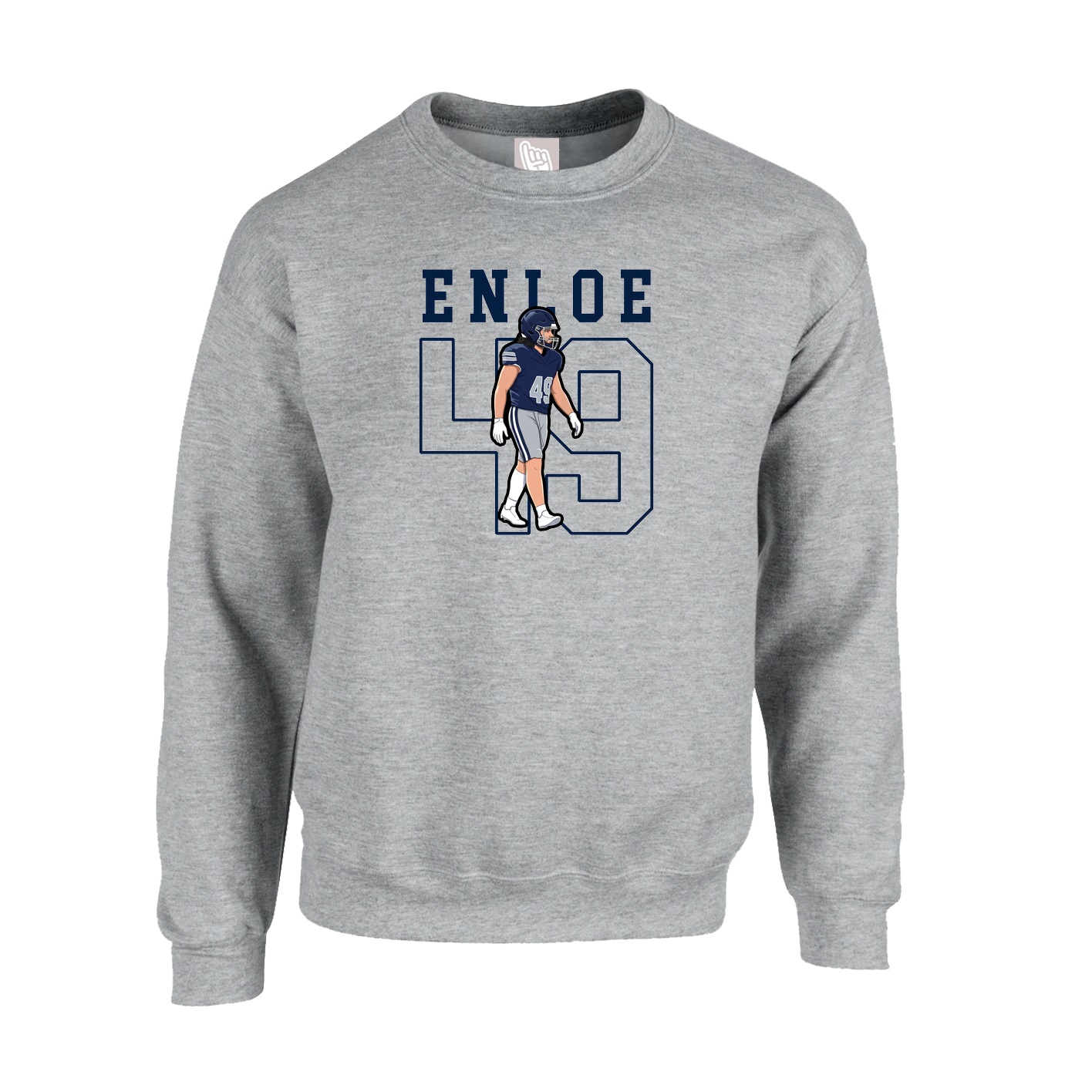 Fleece Crew — Shirsey in Grey
