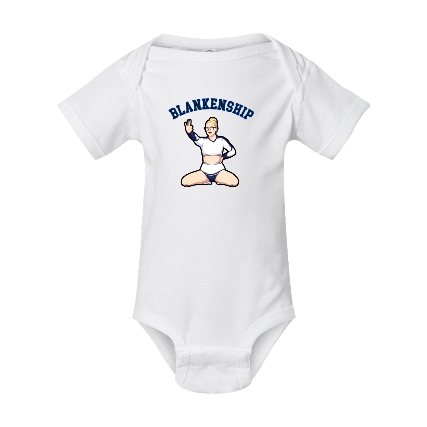 Baby Onesie — Shirsey Arch in White
