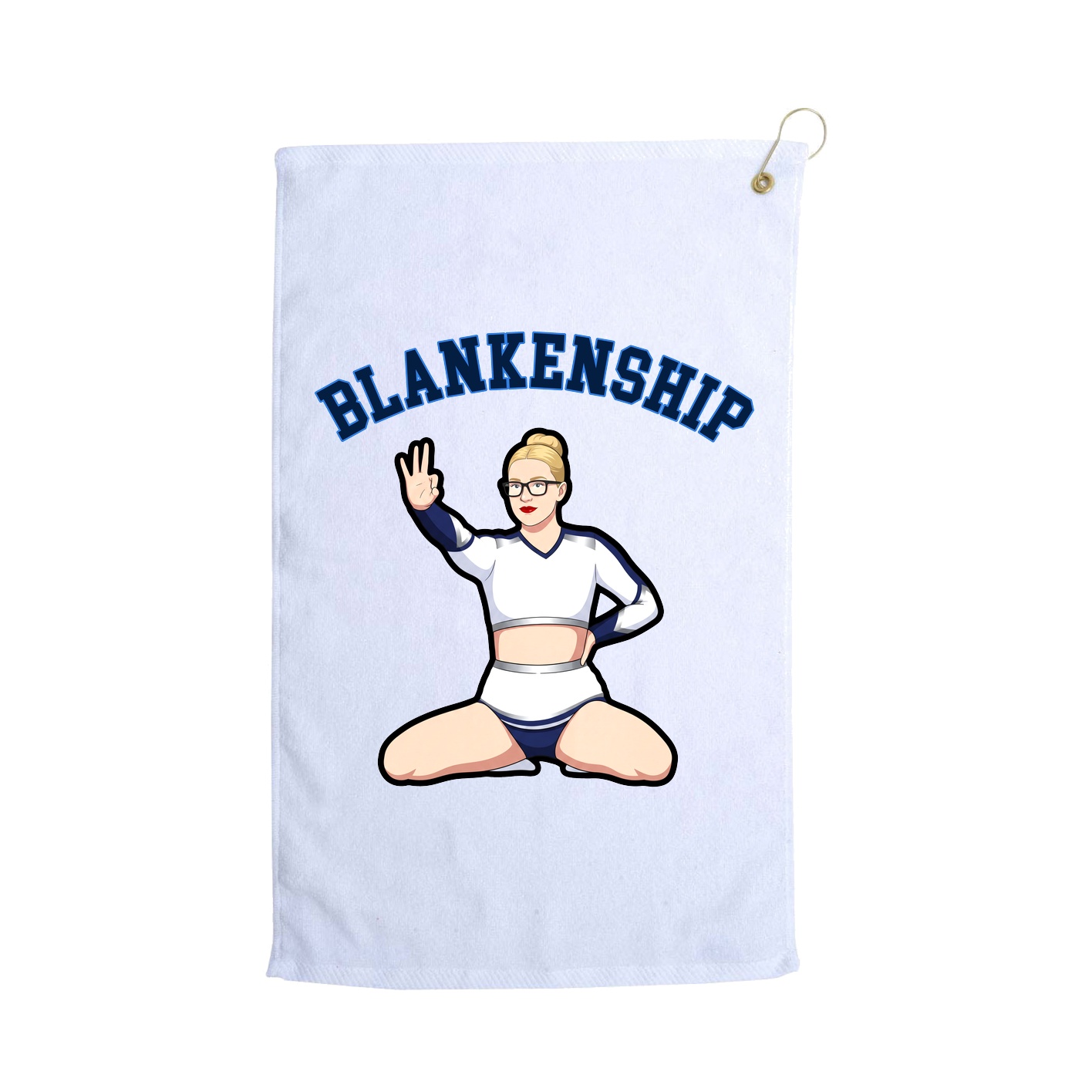 Golf Towel — Shirsey Arch in White