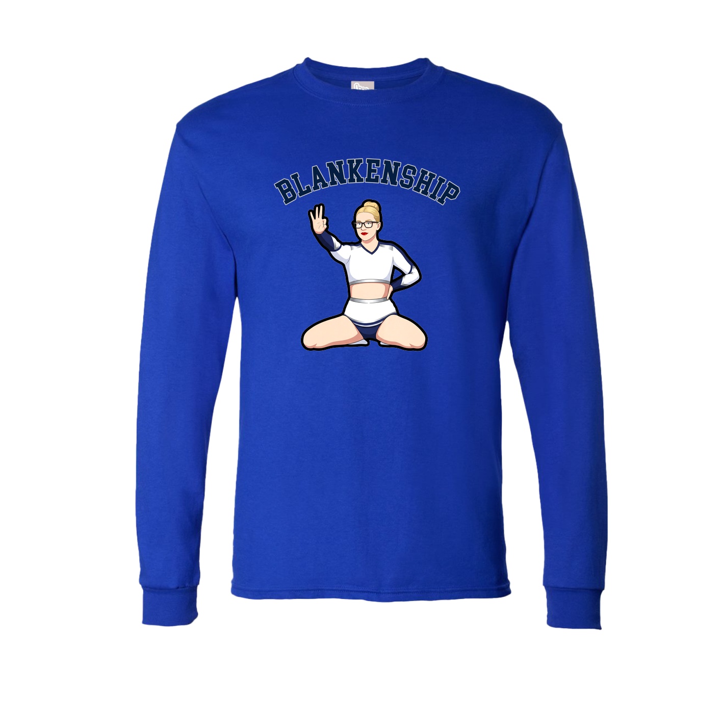 Long Sleeve Tee — Shirsey Arch in Royal