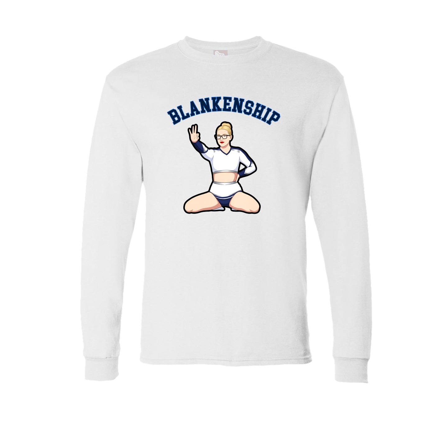 Long Sleeve Tee — Shirsey Arch in White