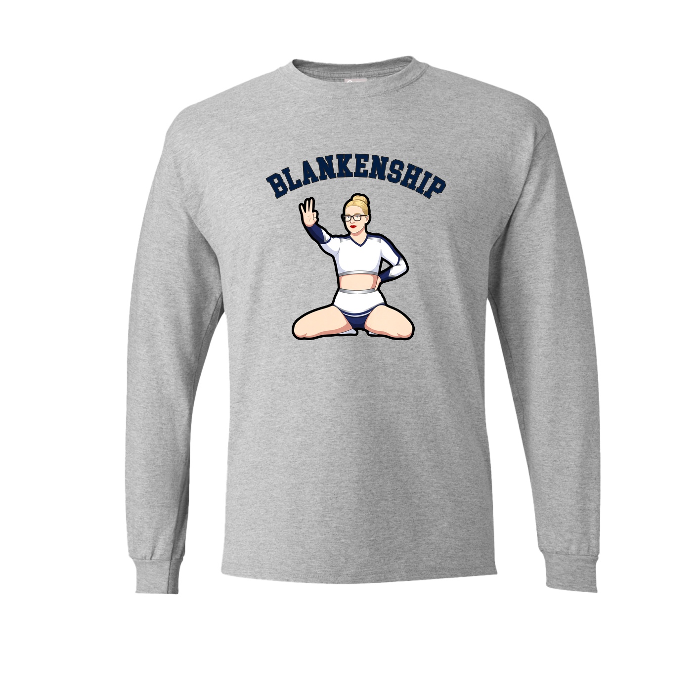 Long Sleeve Tee — Shirsey Arch in Grey
