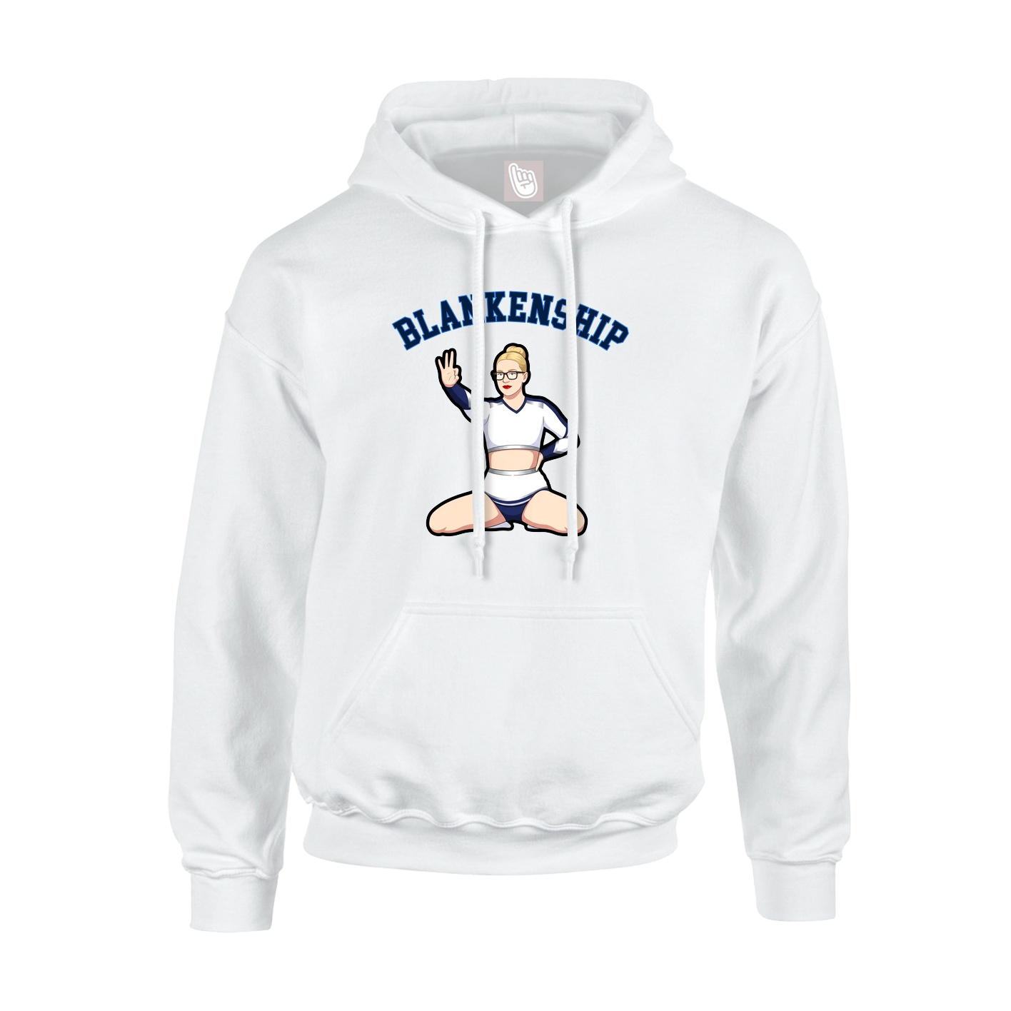 Hoodie — Shirsey Arch in White