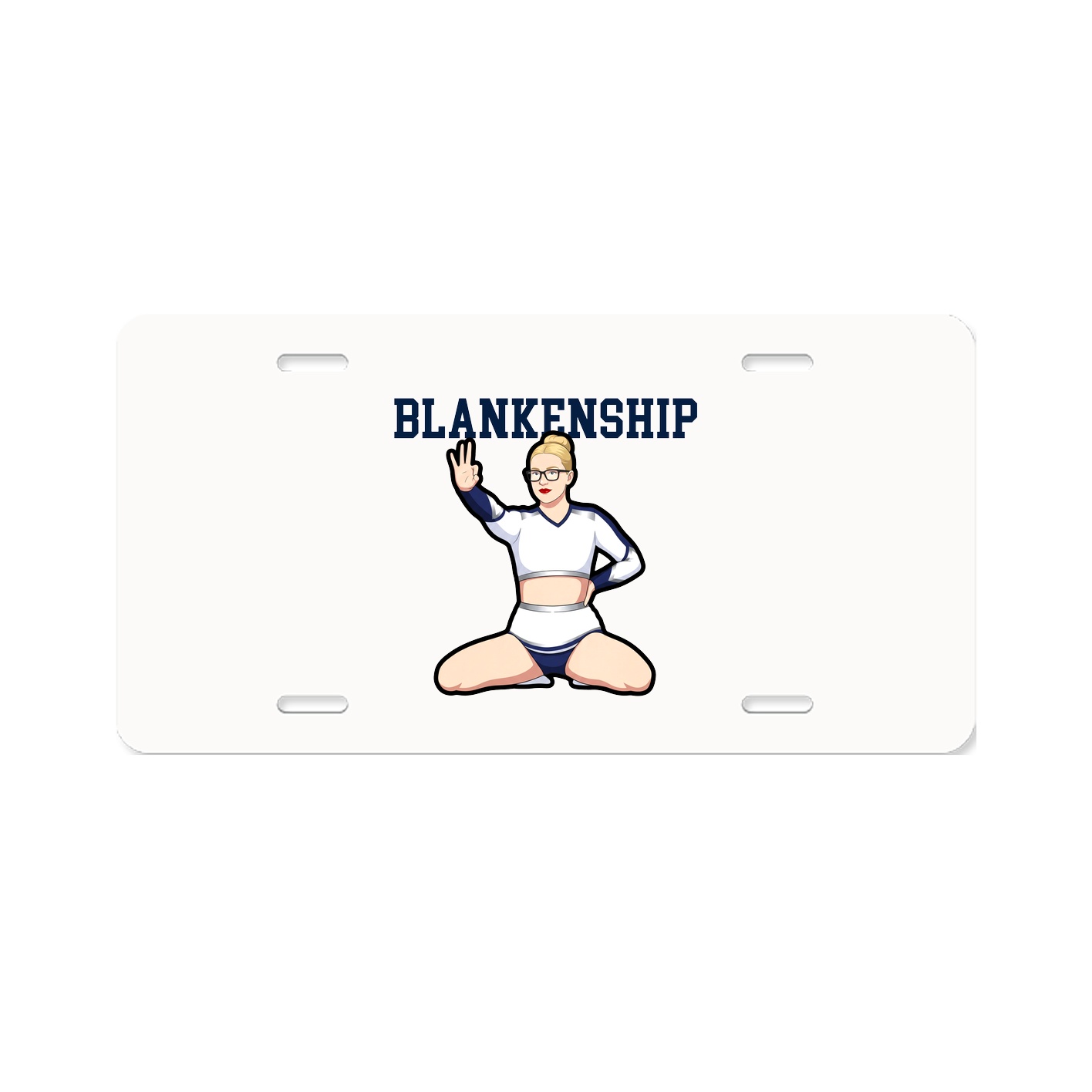 License Plate — Shirsey in Classic