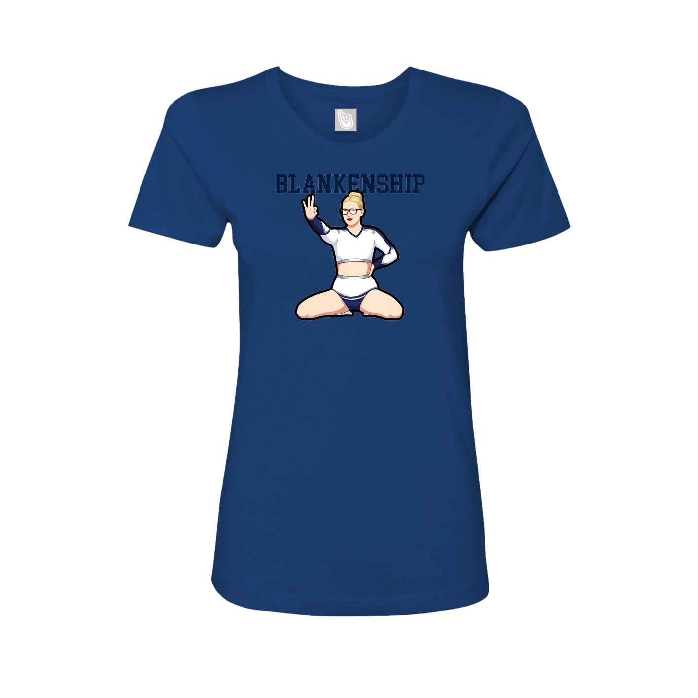 Fitted Women's Tee — Shirsey in Royal