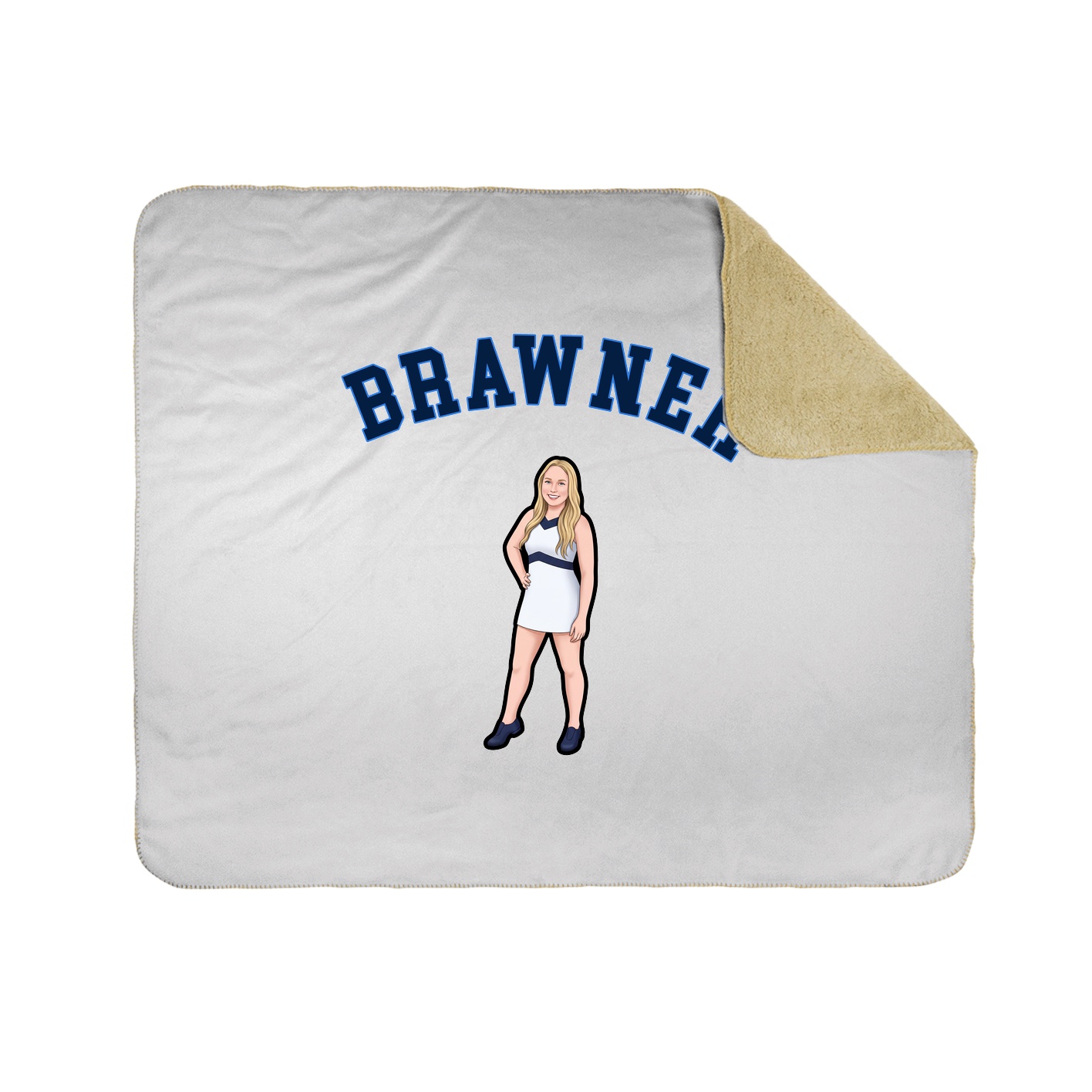 Throw Blanket — Shirsey Arch in White