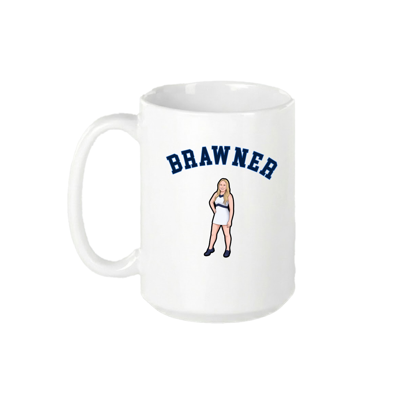 15oz Coffee Mug — Shirsey Arch in White