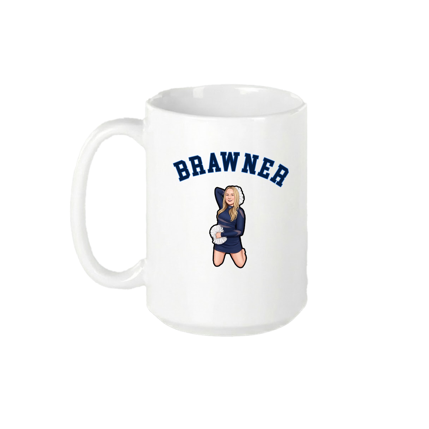 15oz Coffee Mug — Shirsey Arch in White