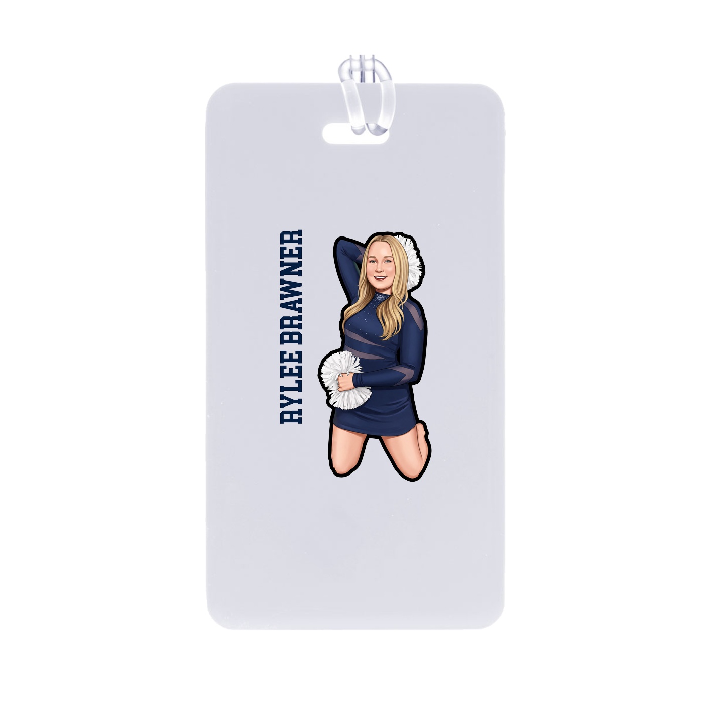 Bag Tag — Name Vertical in Classic
