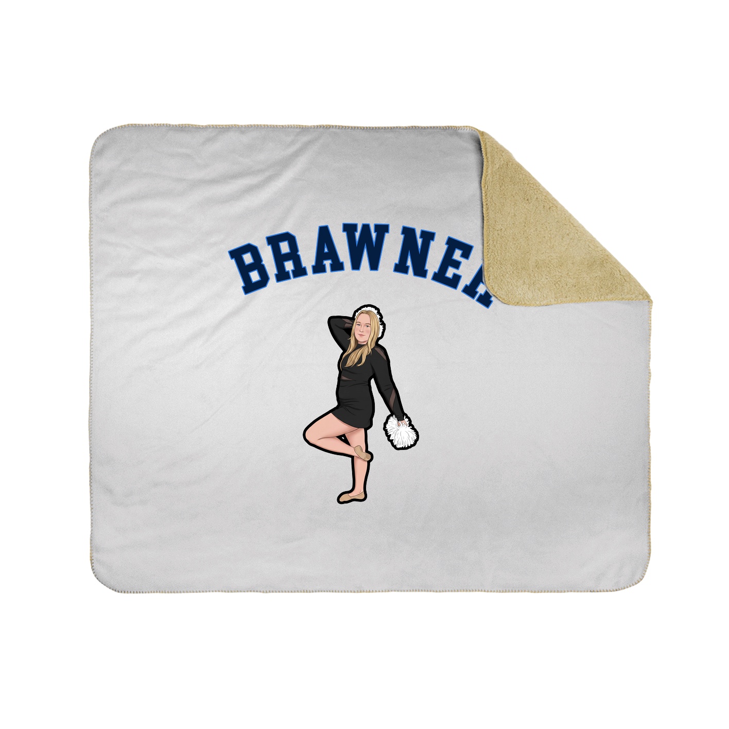 Throw Blanket — Shirsey Arch in White