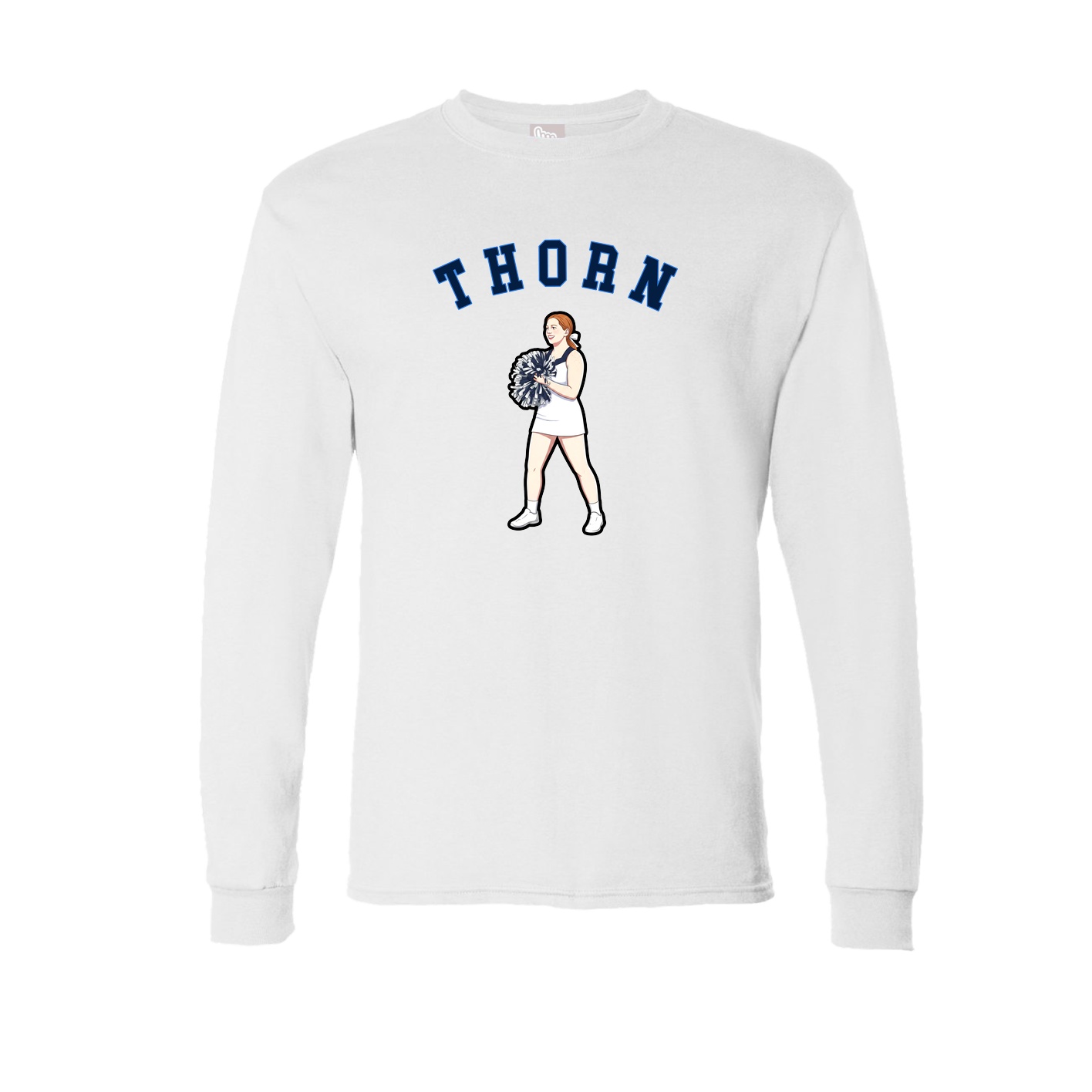 Long Sleeve Tee — Shirsey Arch in White