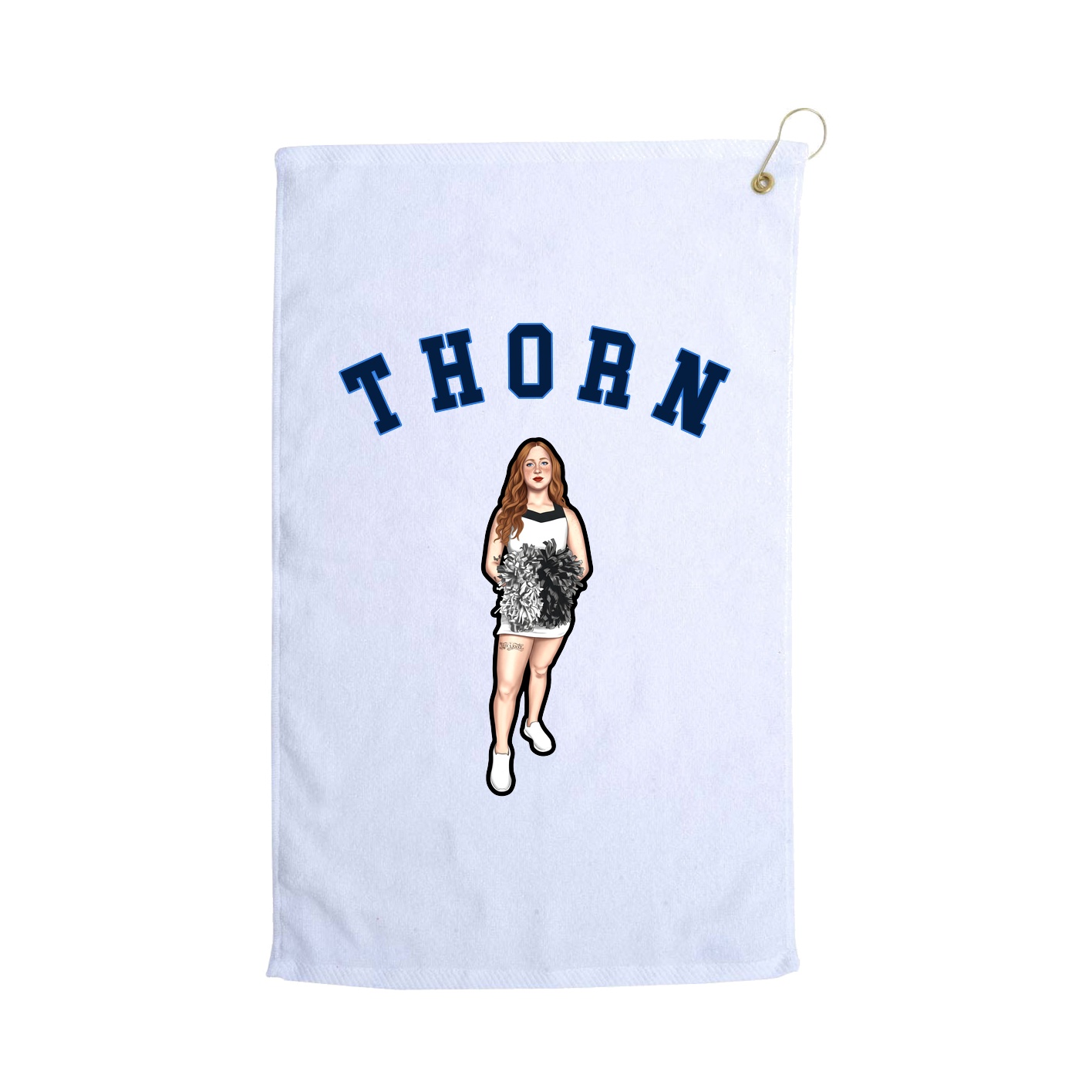 Golf Towel — Shirsey Arch in White