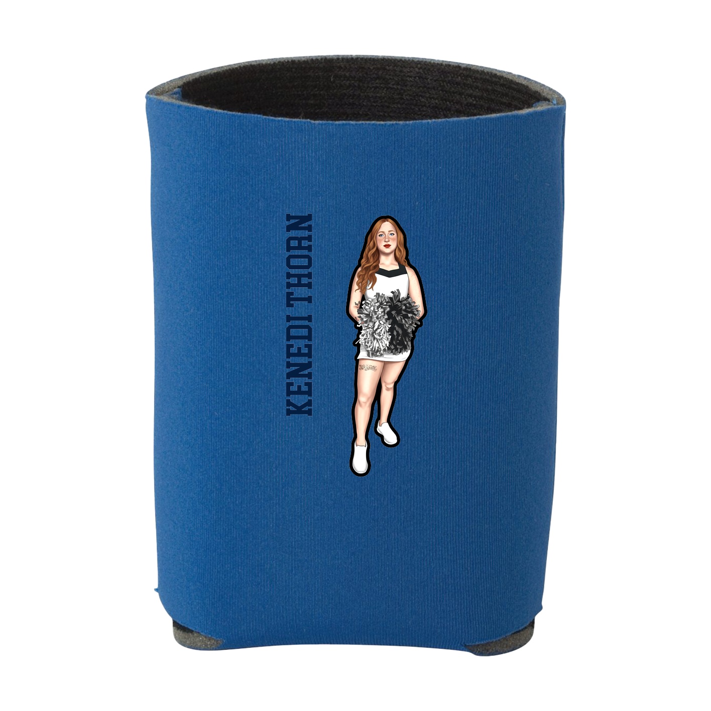 Can Holder — Name Vertical in Royal