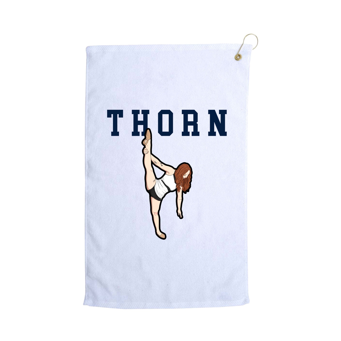 Golf Towel — Shirsey in White