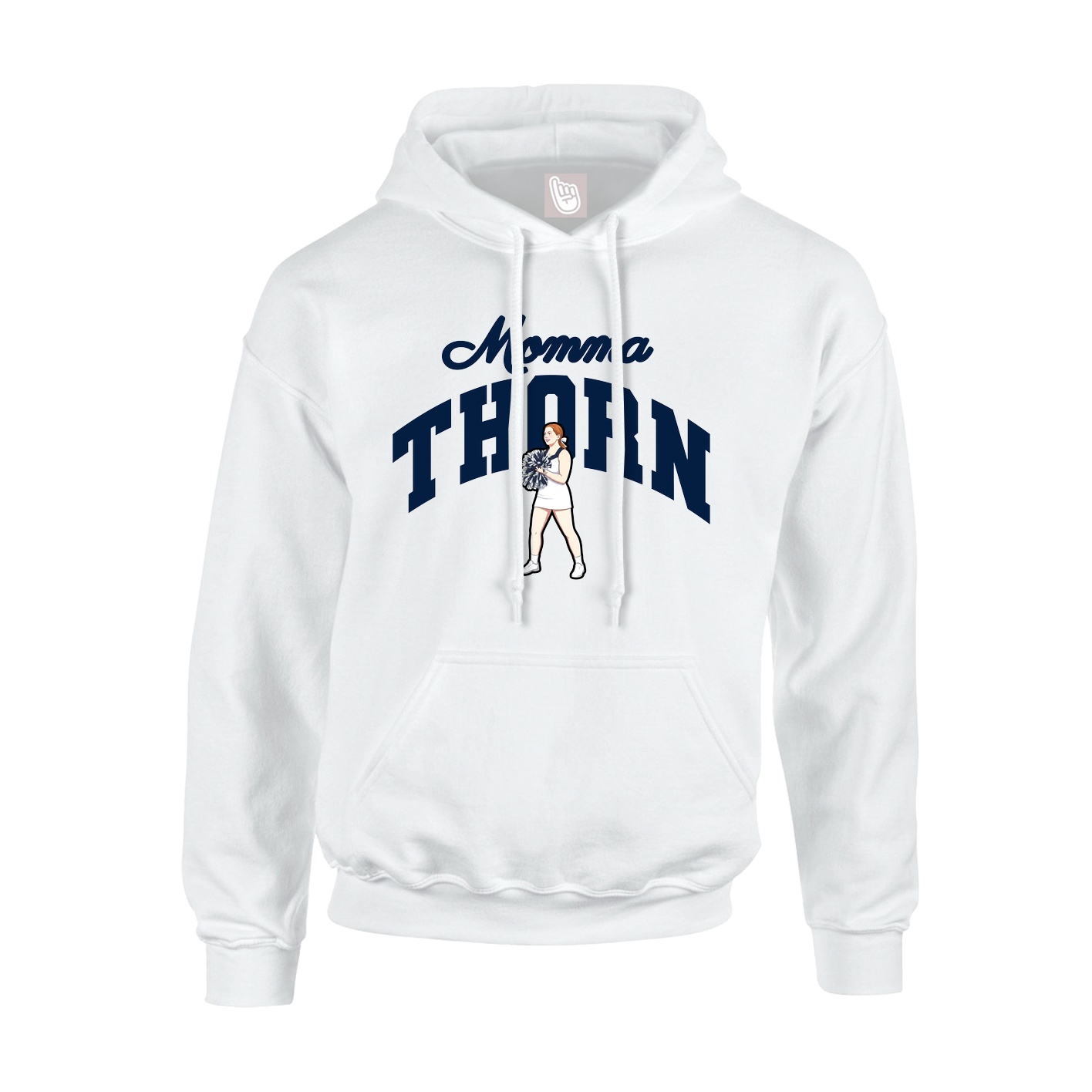 Youth Hoodie — Mothers Day Arch in White