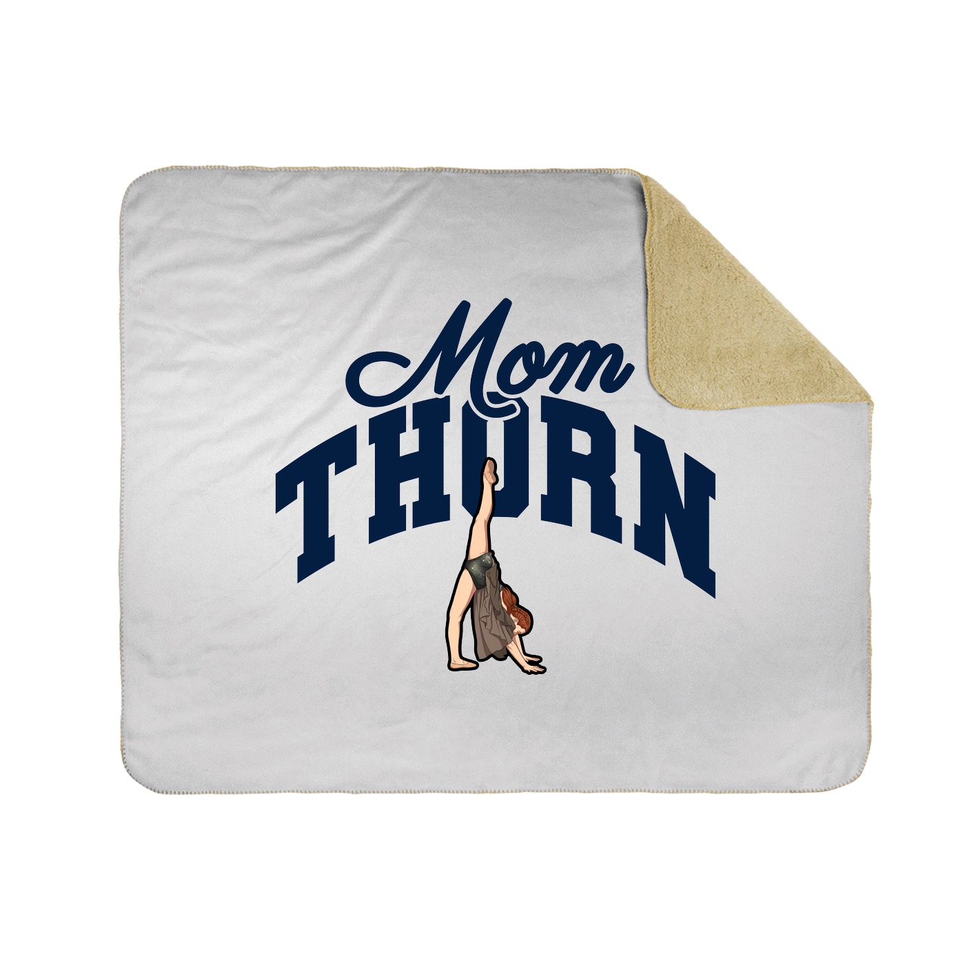 Throw Blanket — Mothers Day Arch in White
