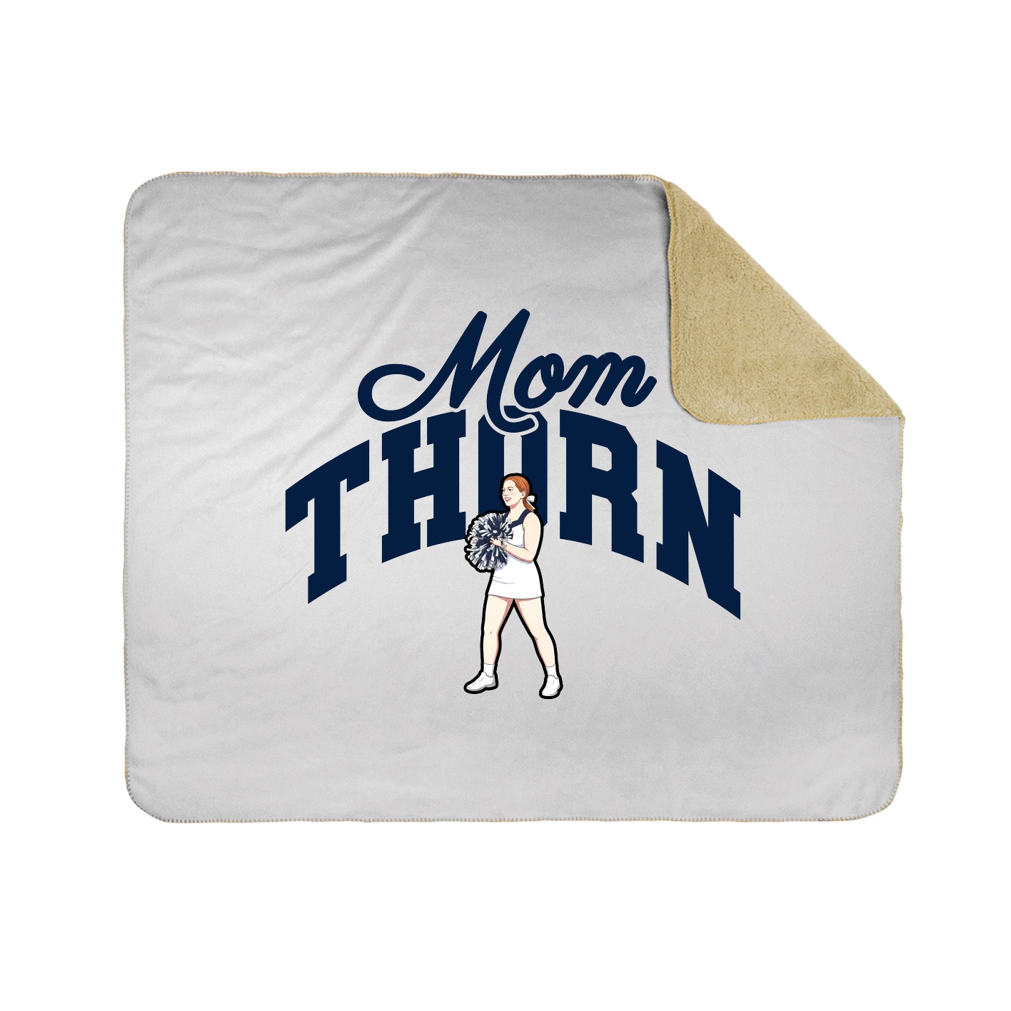 Throw Blanket — Mothers Day Arch in White