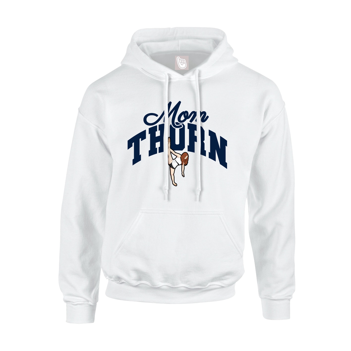 Hoodie — Mothers Day Arch in White