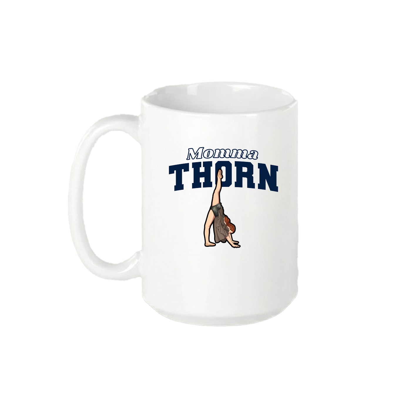 15oz Coffee Mug — Mothers Day Block in White