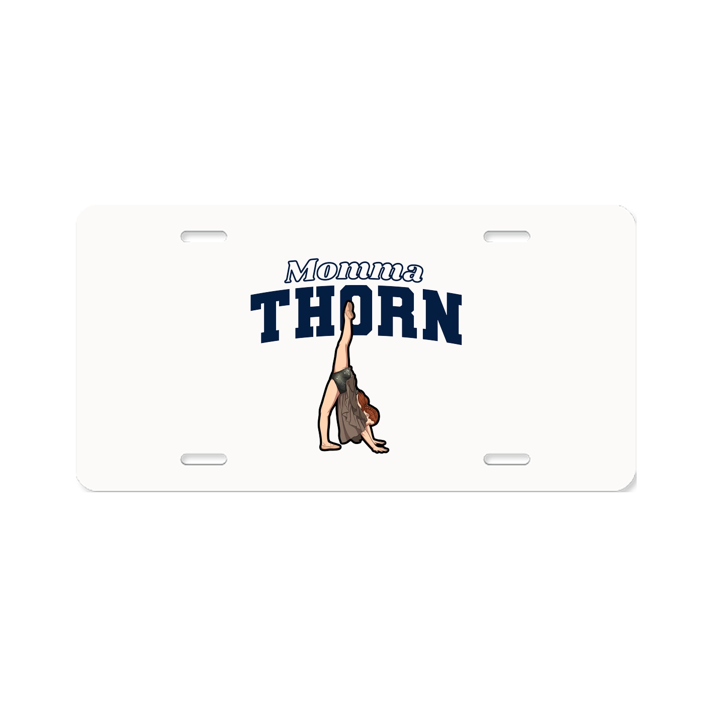 License Plate — Mothers Day Block in Classic