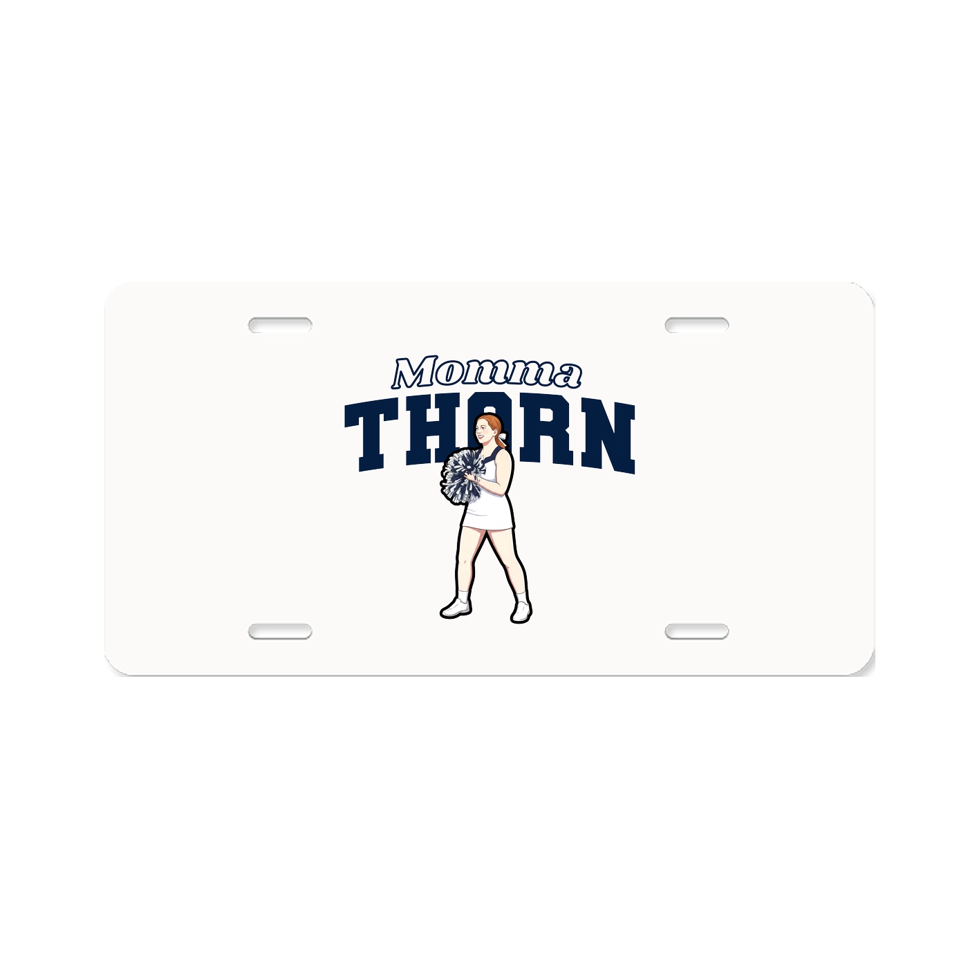 License Plate — Mothers Day Block in Classic
