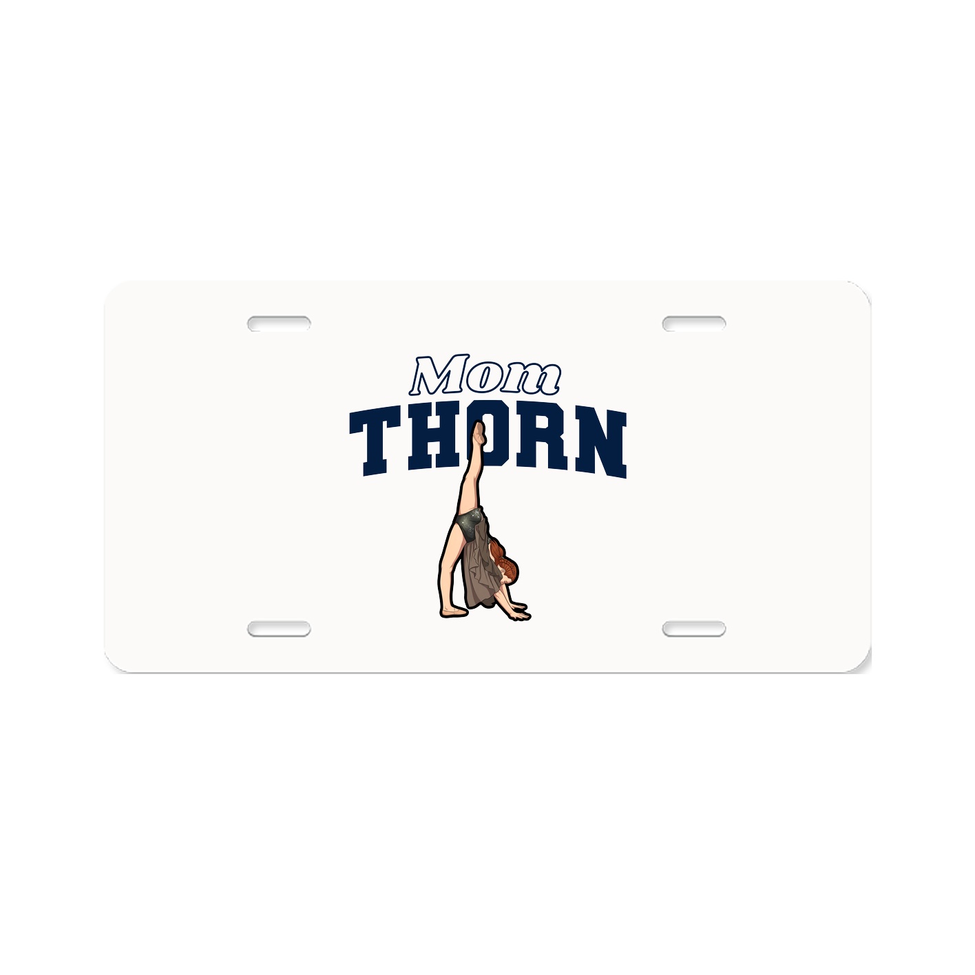 License Plate — Mothers Day Block in Classic