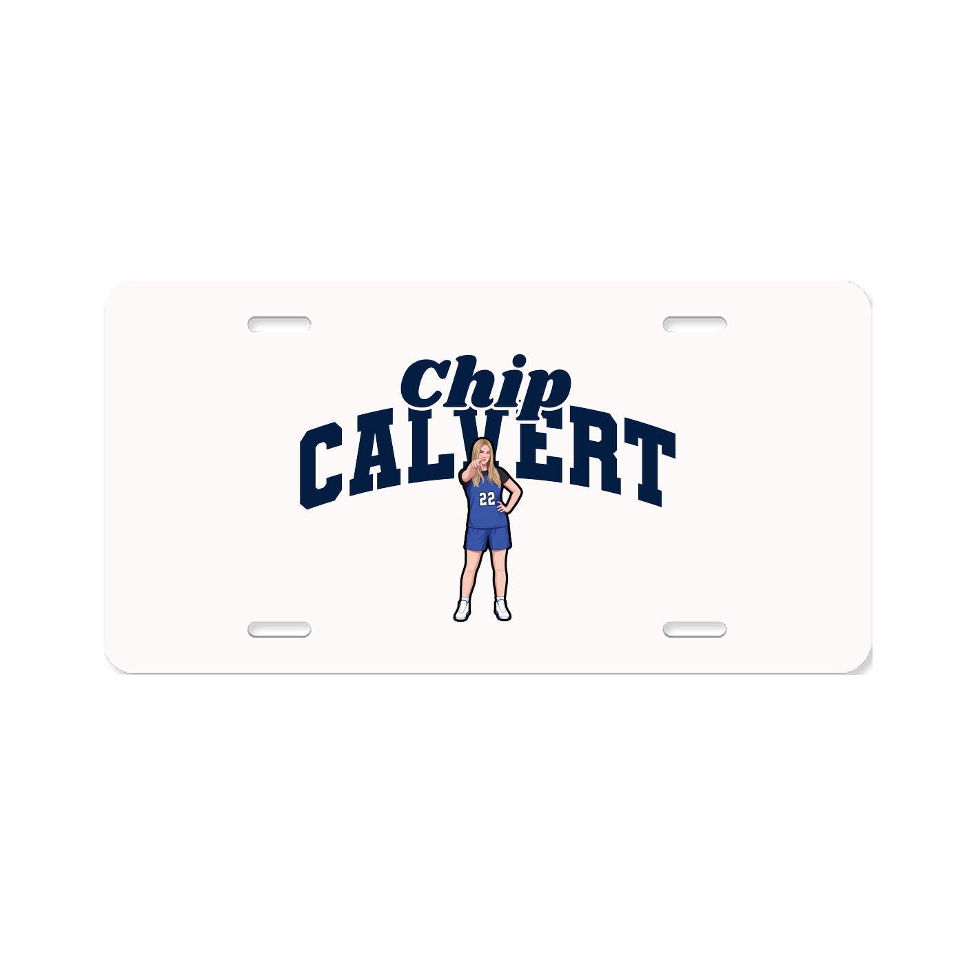License Plate — Signature Arch in Classic