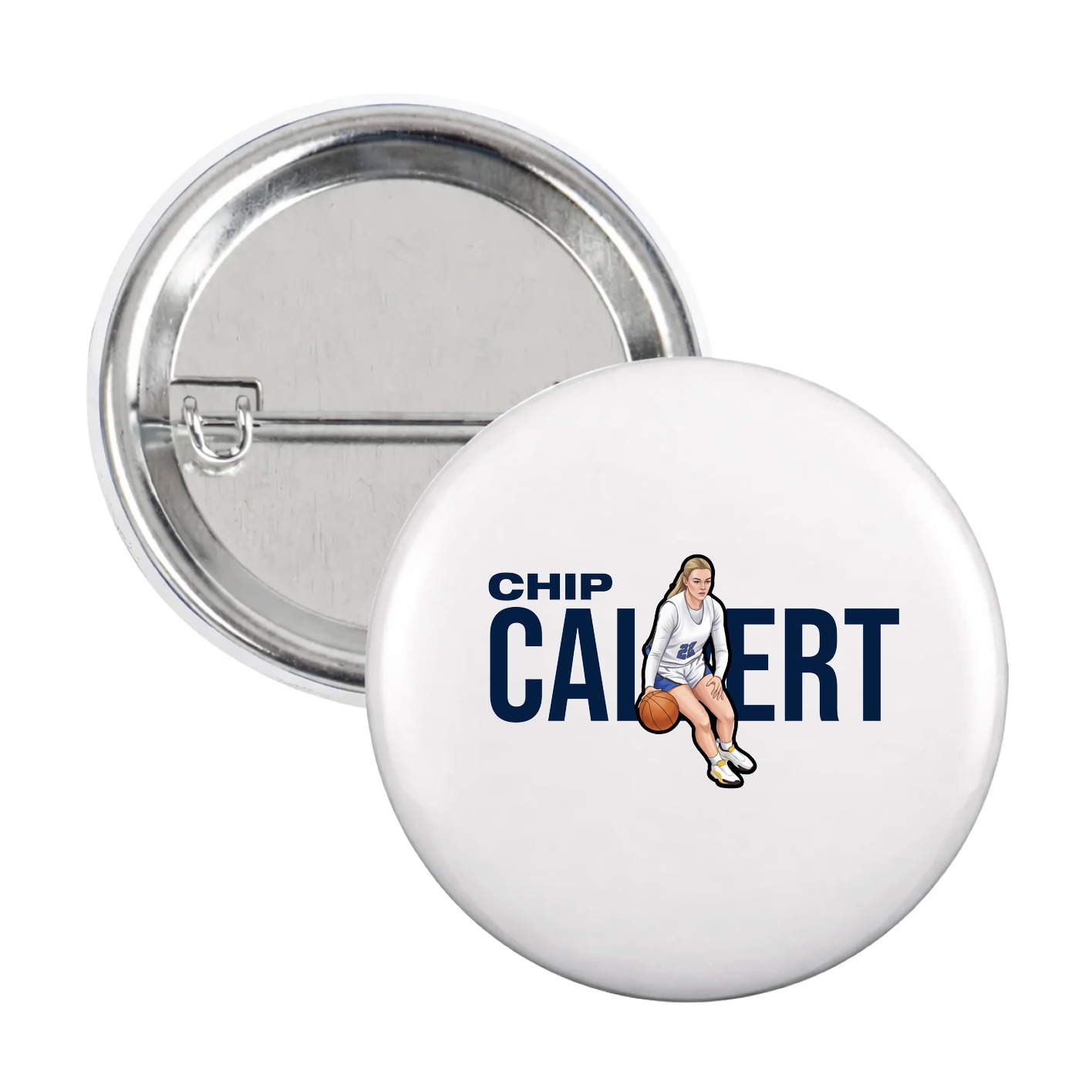 Game Day Button — Player Name in White