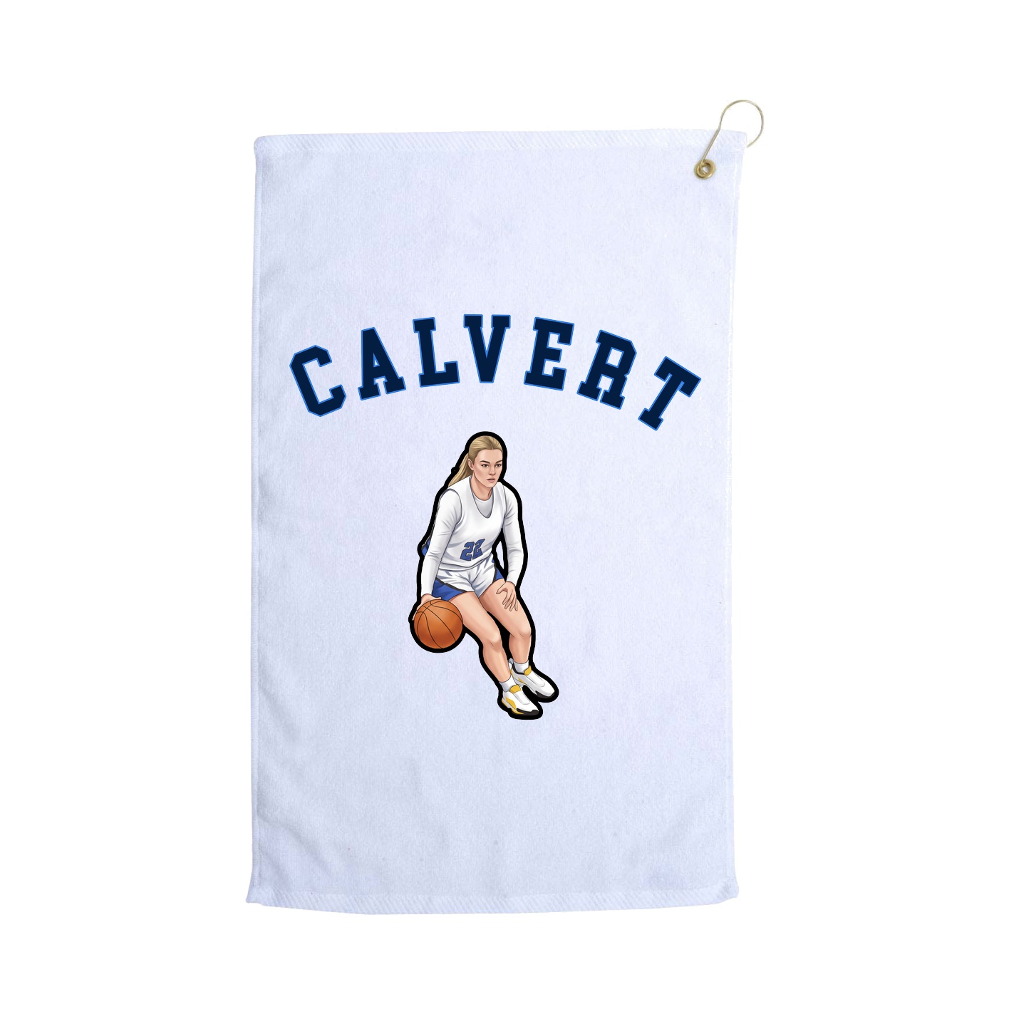 Golf Towel — Shirsey Arch in White
