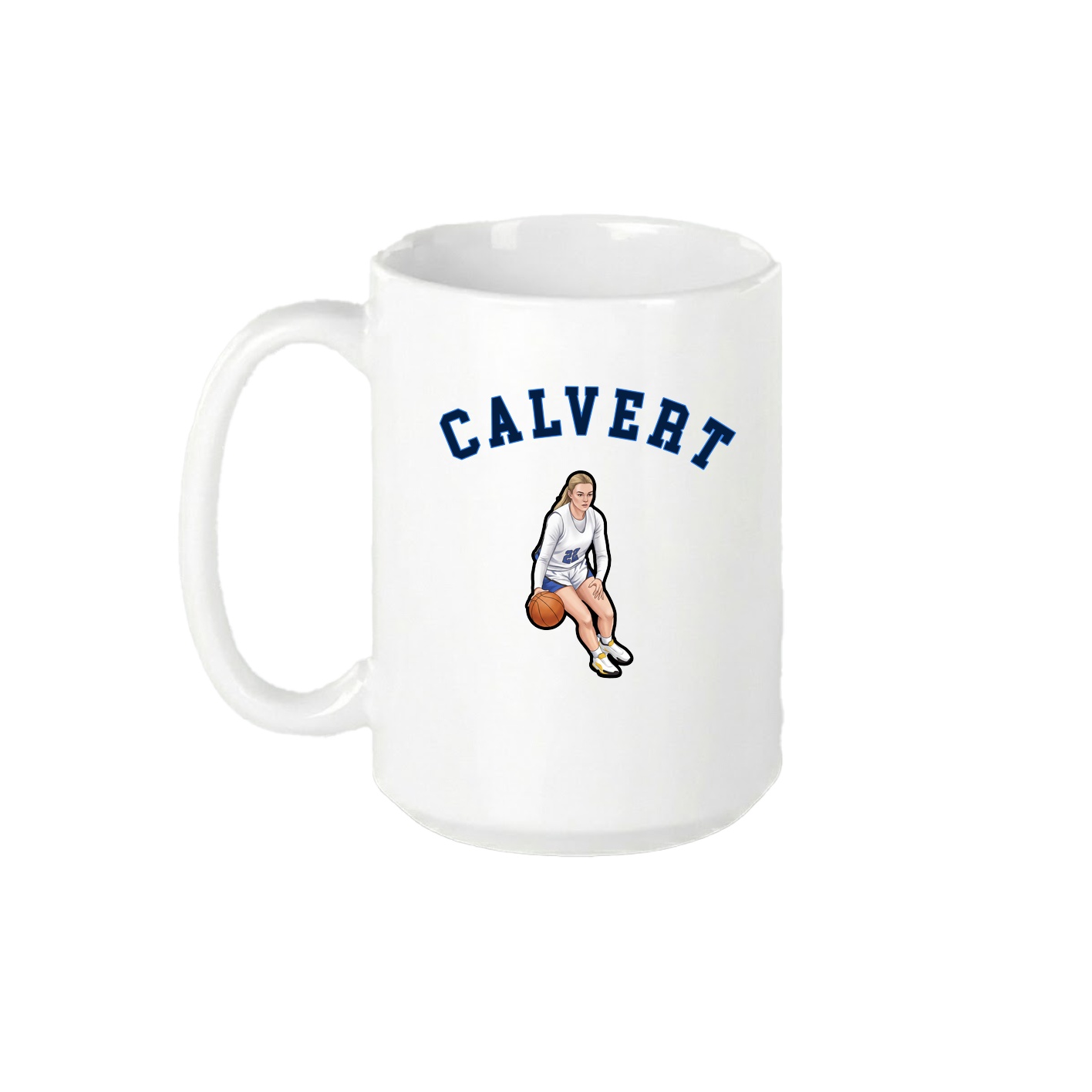 15oz Coffee Mug — Shirsey Arch in White