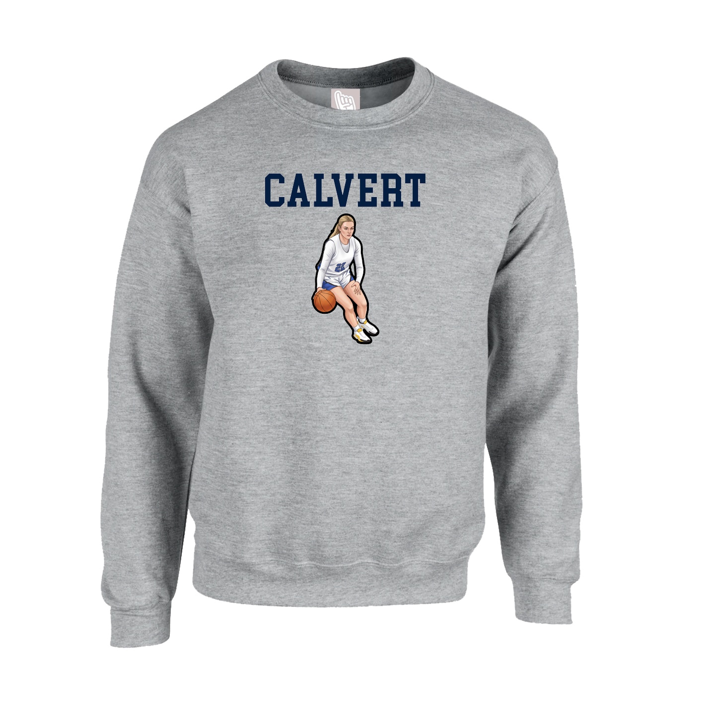 Fleece Crew — Shirsey in Grey