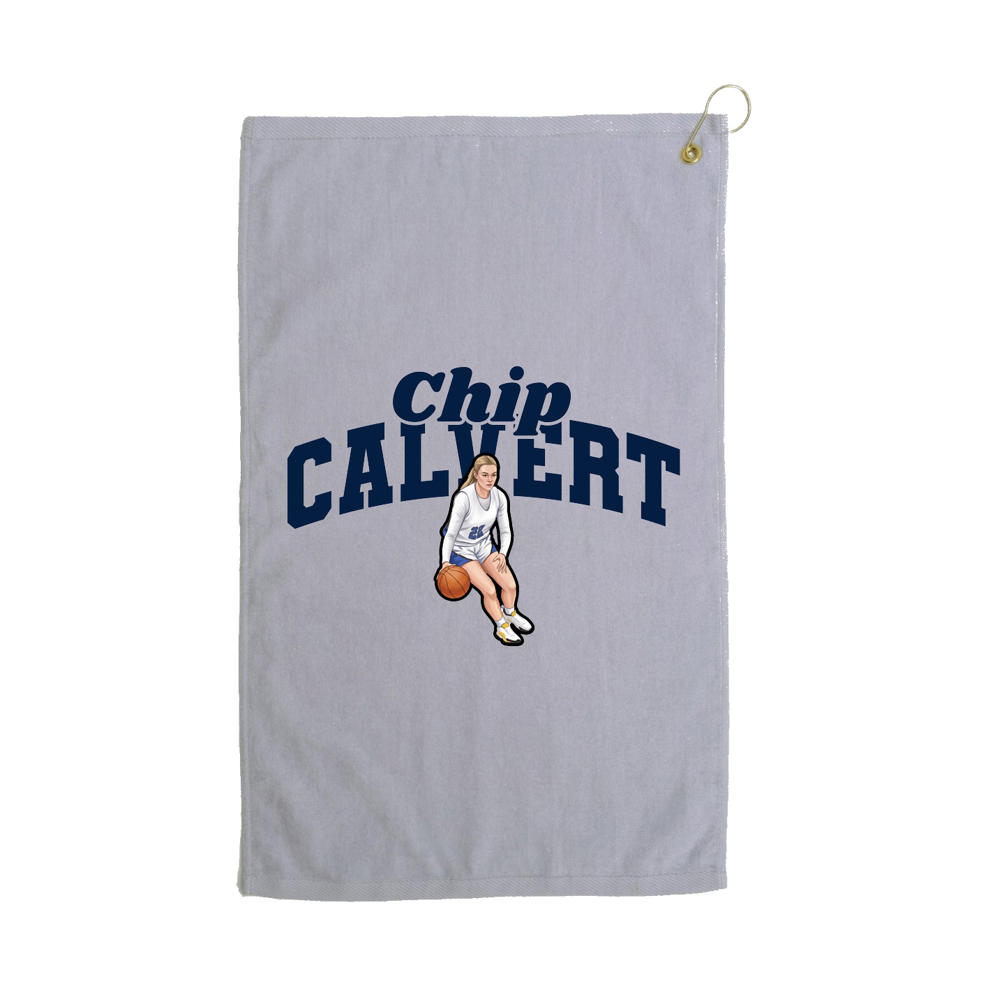 Golf Towel — Signature Arch in Grey