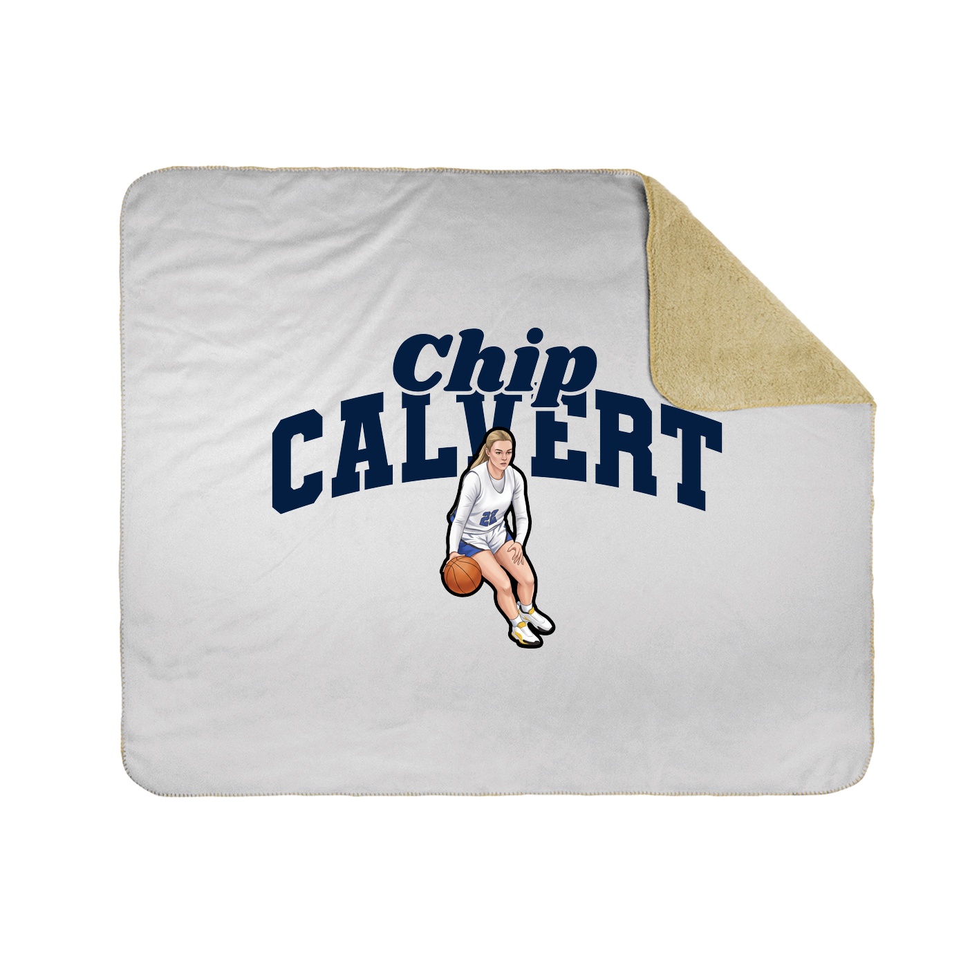 Throw Blanket — Signature Arch in White
